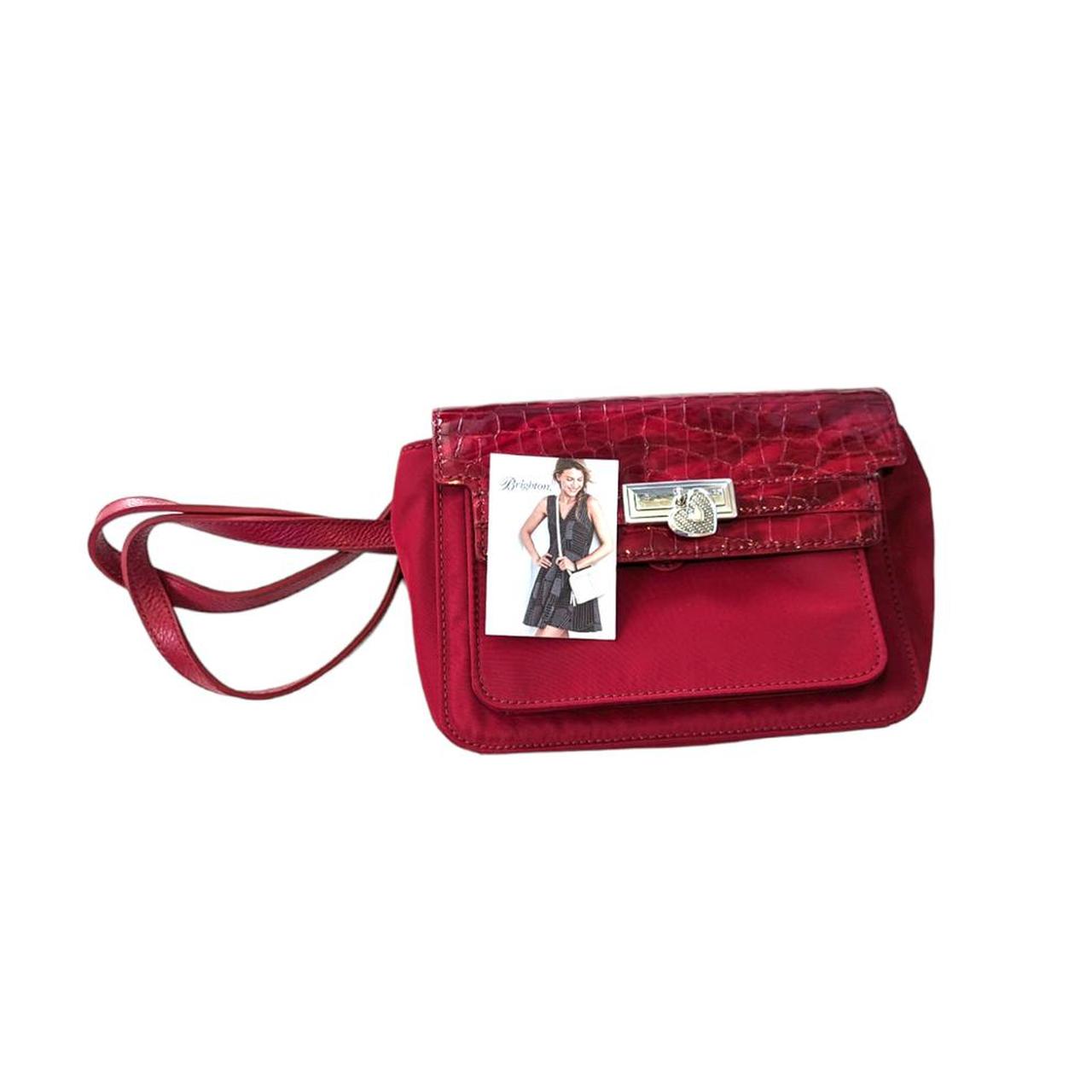 SOLD! Red Leather Handbag by Brighton