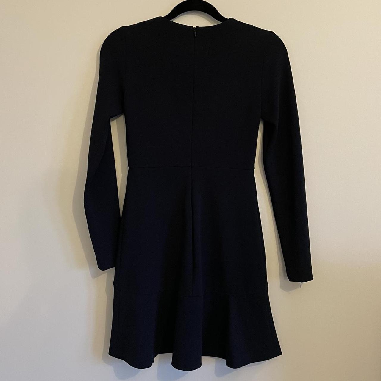 Zara Women's Navy Dress | Depop