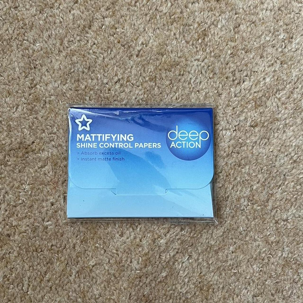 superdrug mattifying oil blotting sheets deep... Depop