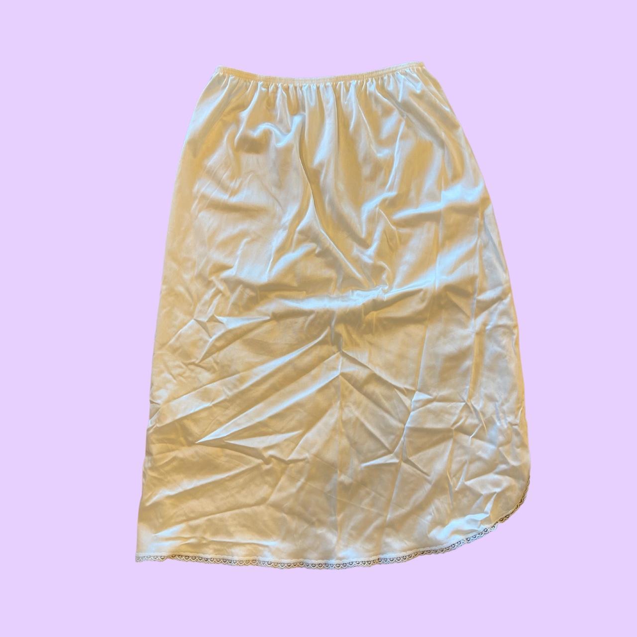 Vintage 90s Lace Trimmed White Slip 🔥 🔥 Brand: - Depop