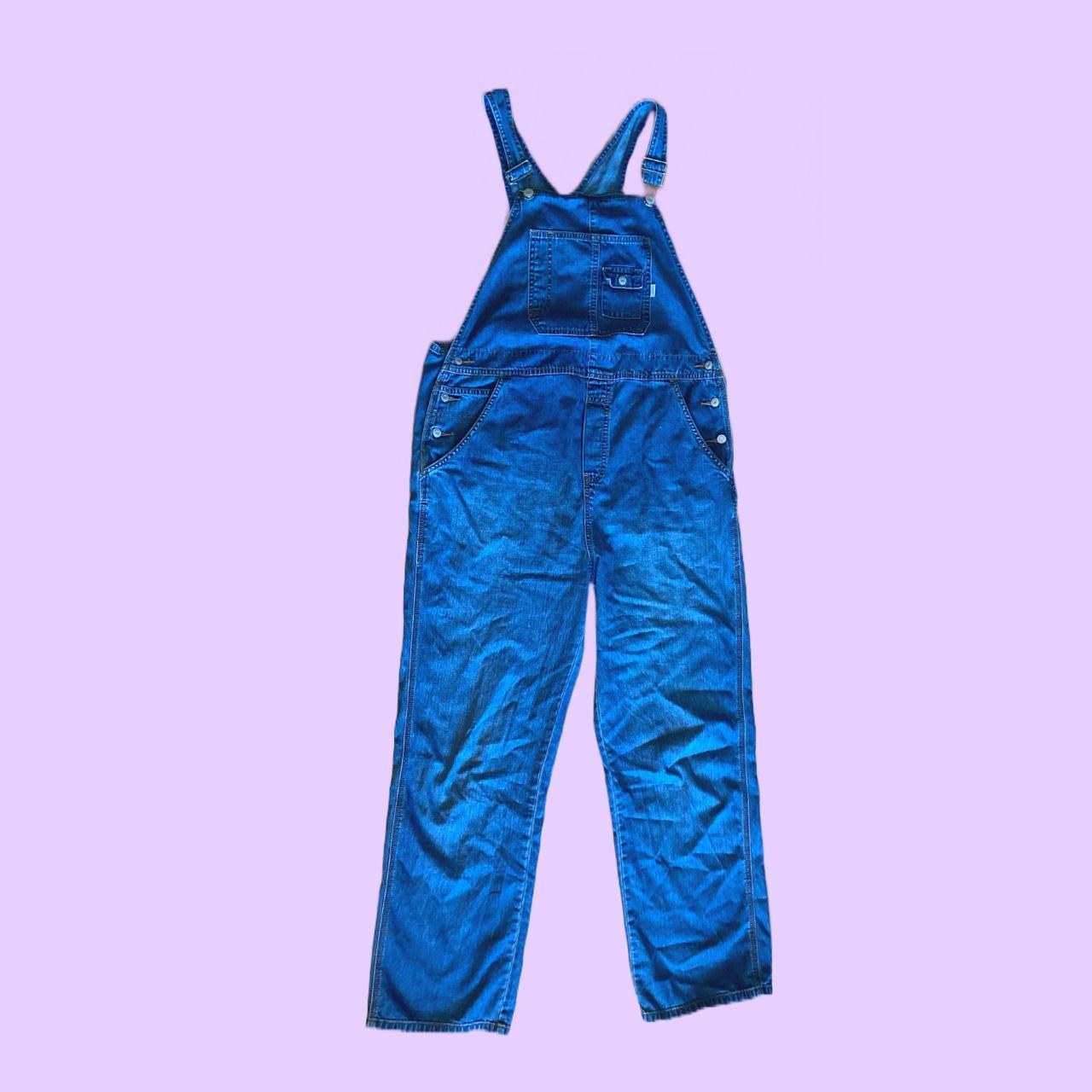 Vintage y2k Old Navy Maternity Denim Overalls 🔥 🔥... Depop