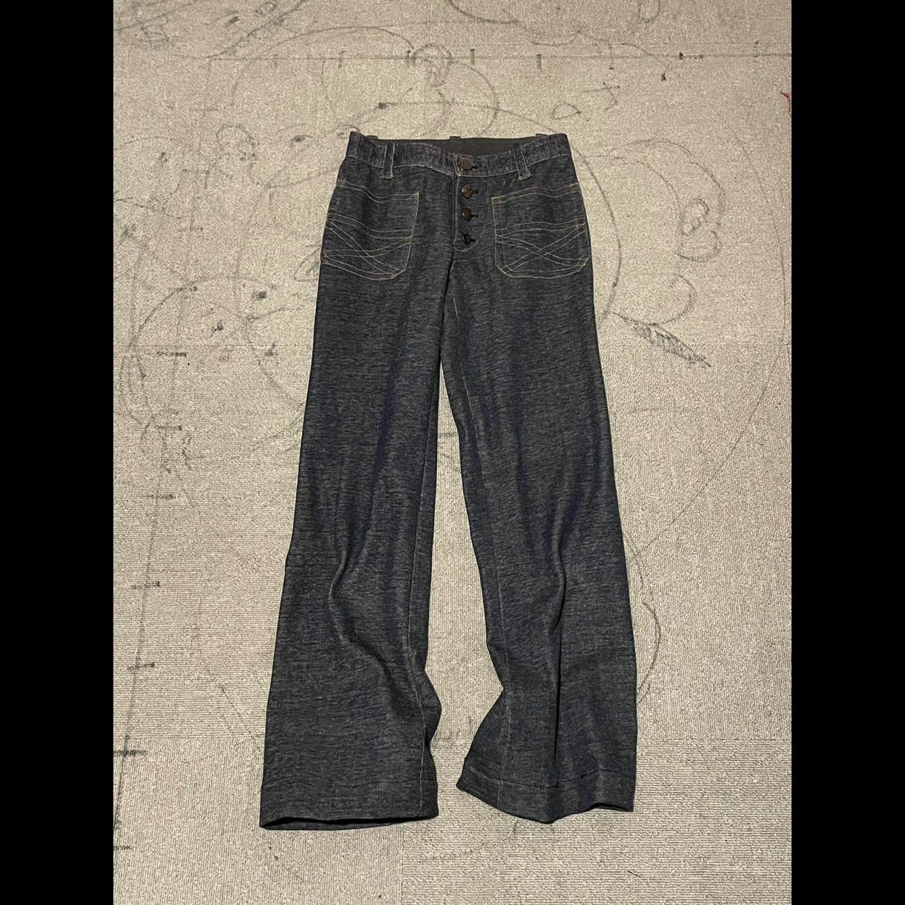 1970s japan strechy jeans (straight shape) - Depop