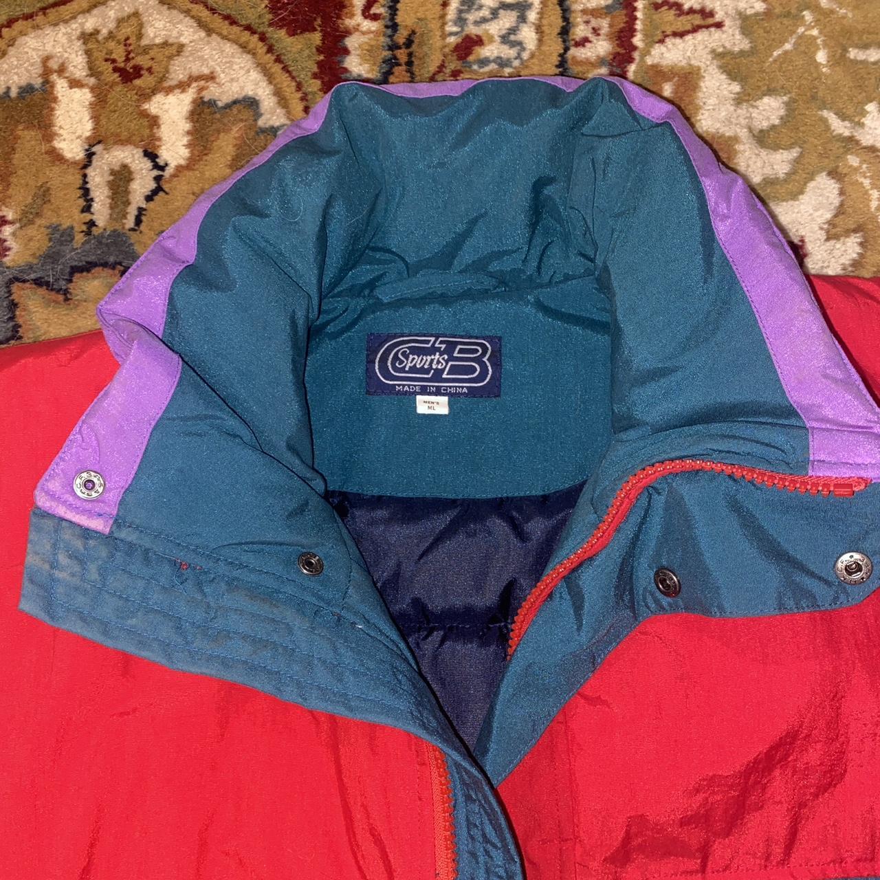 EB Sport Men's Red and Purple Jacket (2)