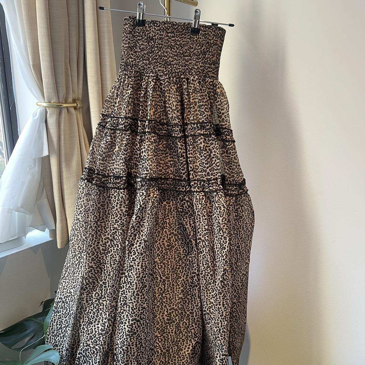 Cheetah skirt flowy hotsell