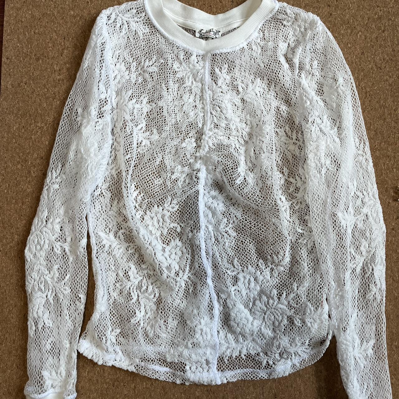 Free People Women's White Shirt 