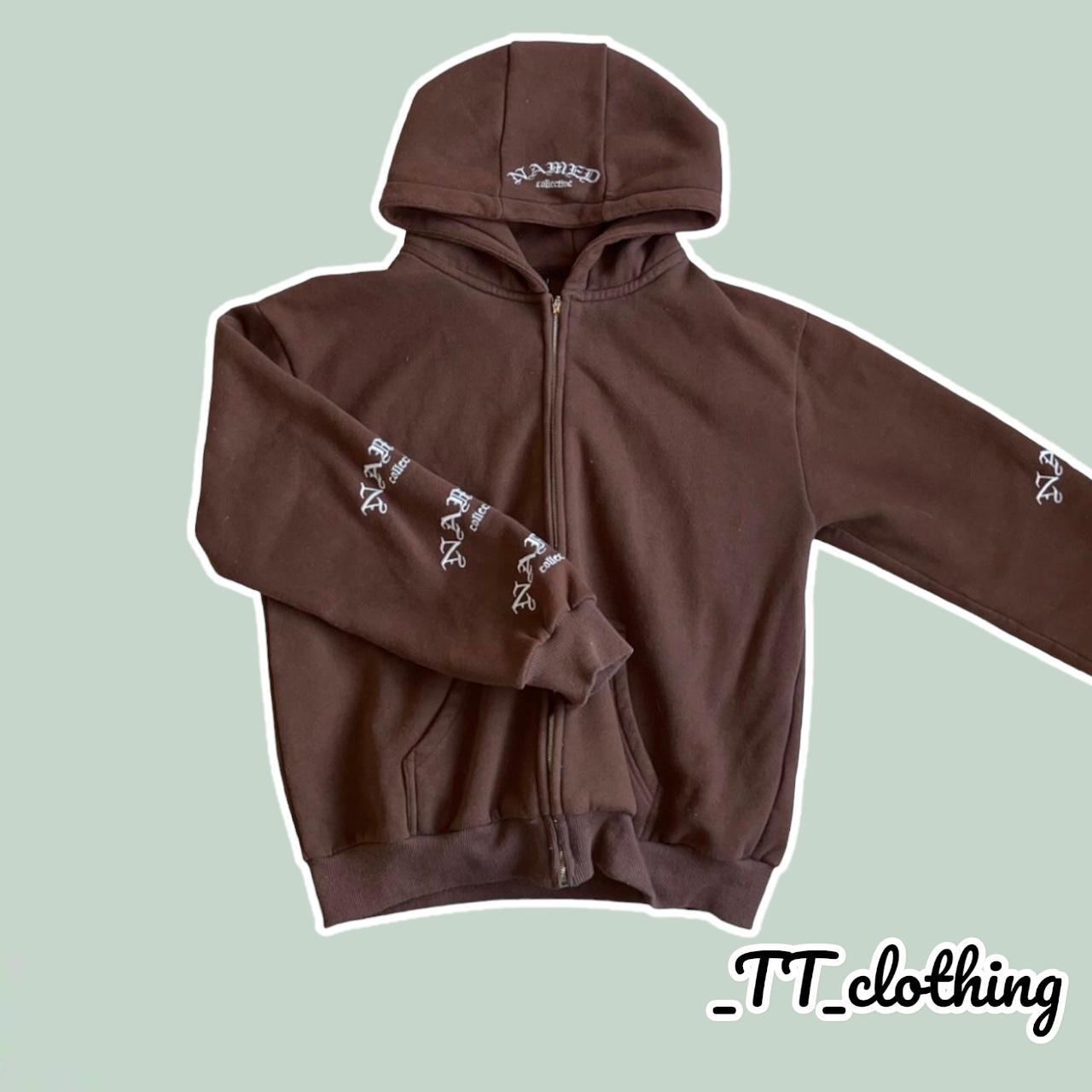 Named collective brown zip up hoodie ️Chocolate... Depop