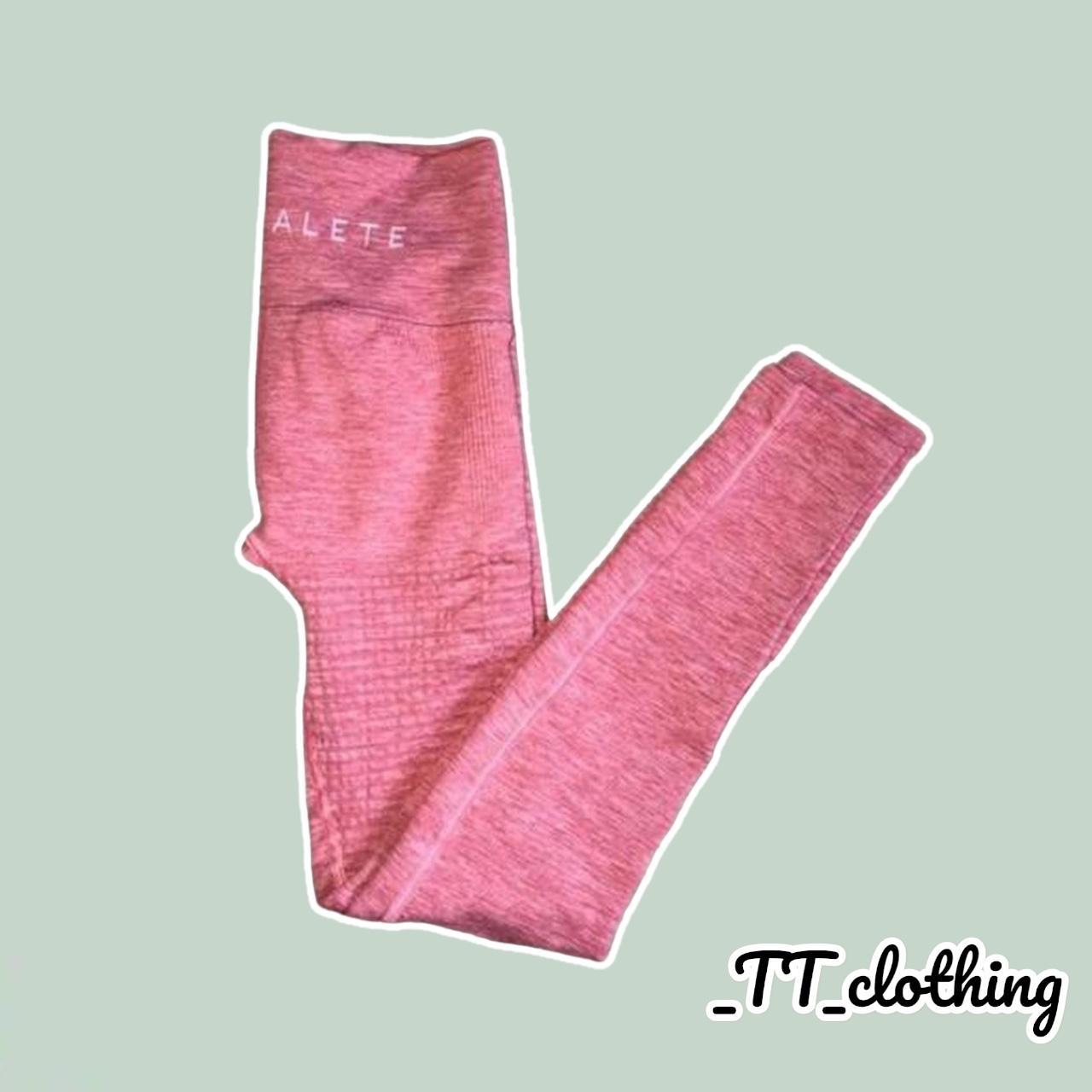 Alphalete halo leggings ▫️Rose pink ▫️Size S (6-8) - Depop