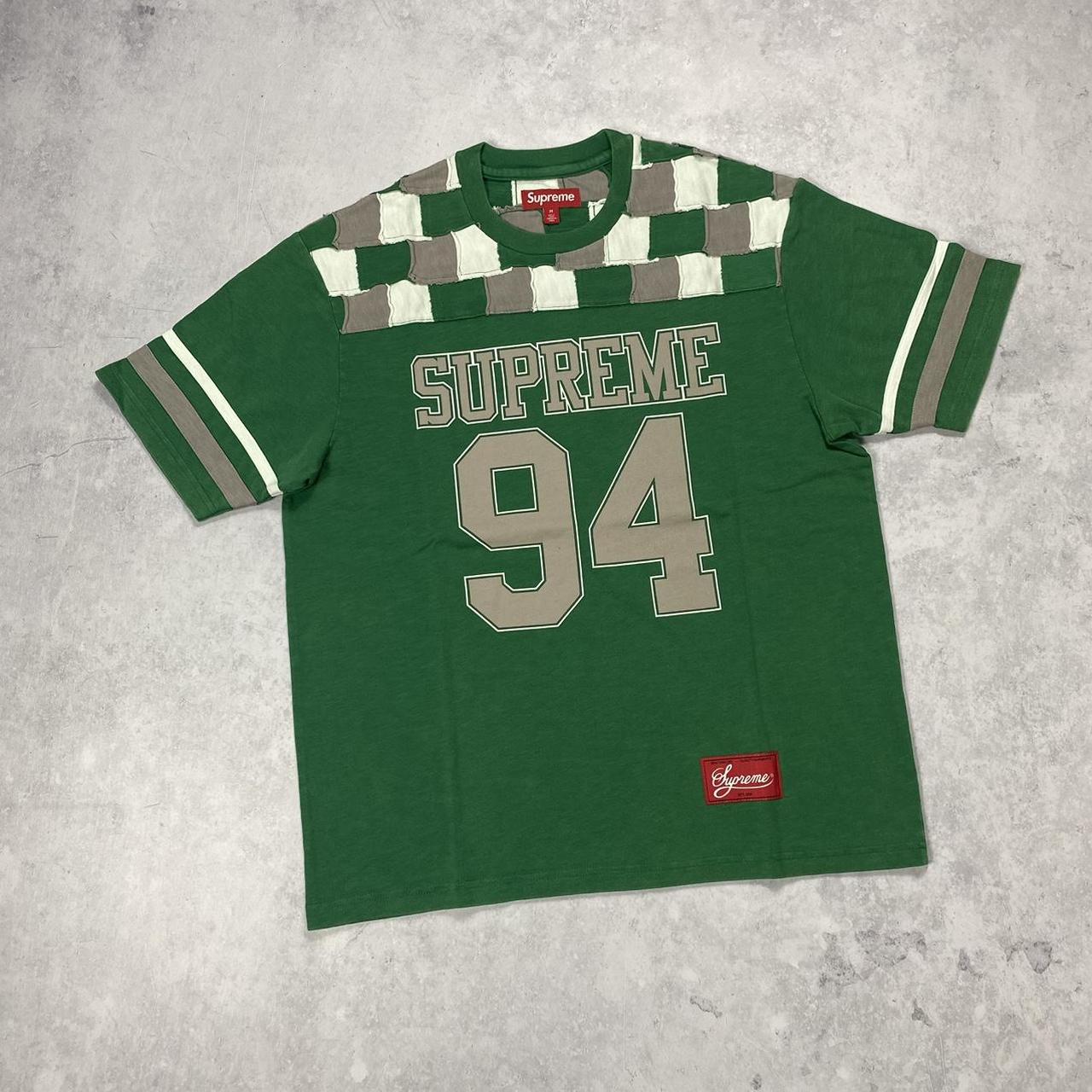 Supreme Patchwork Yoke Football Top. Supreme New York '94