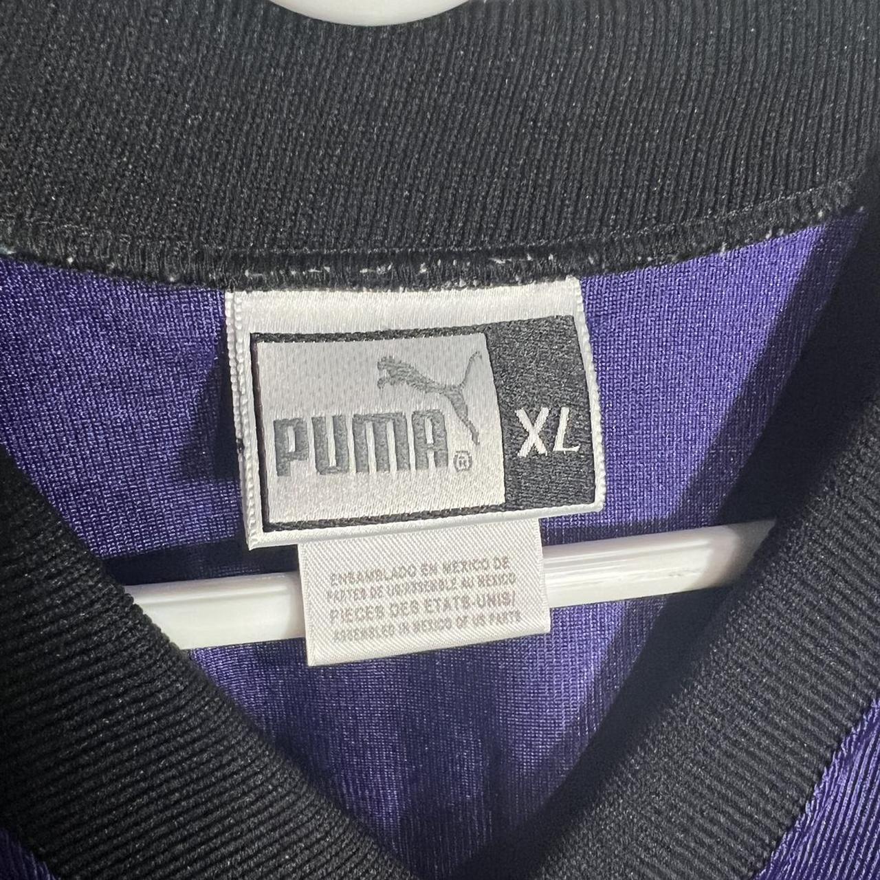 Vintage Puma NFL Baltimore Ravens Rod Woodson Purple - Depop