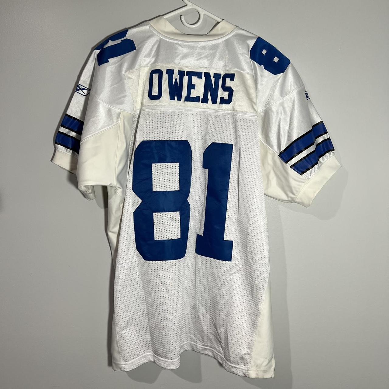 Vintage REEBOK Dallas Cowboys Terrell Owens NFL Jersey Men's Small