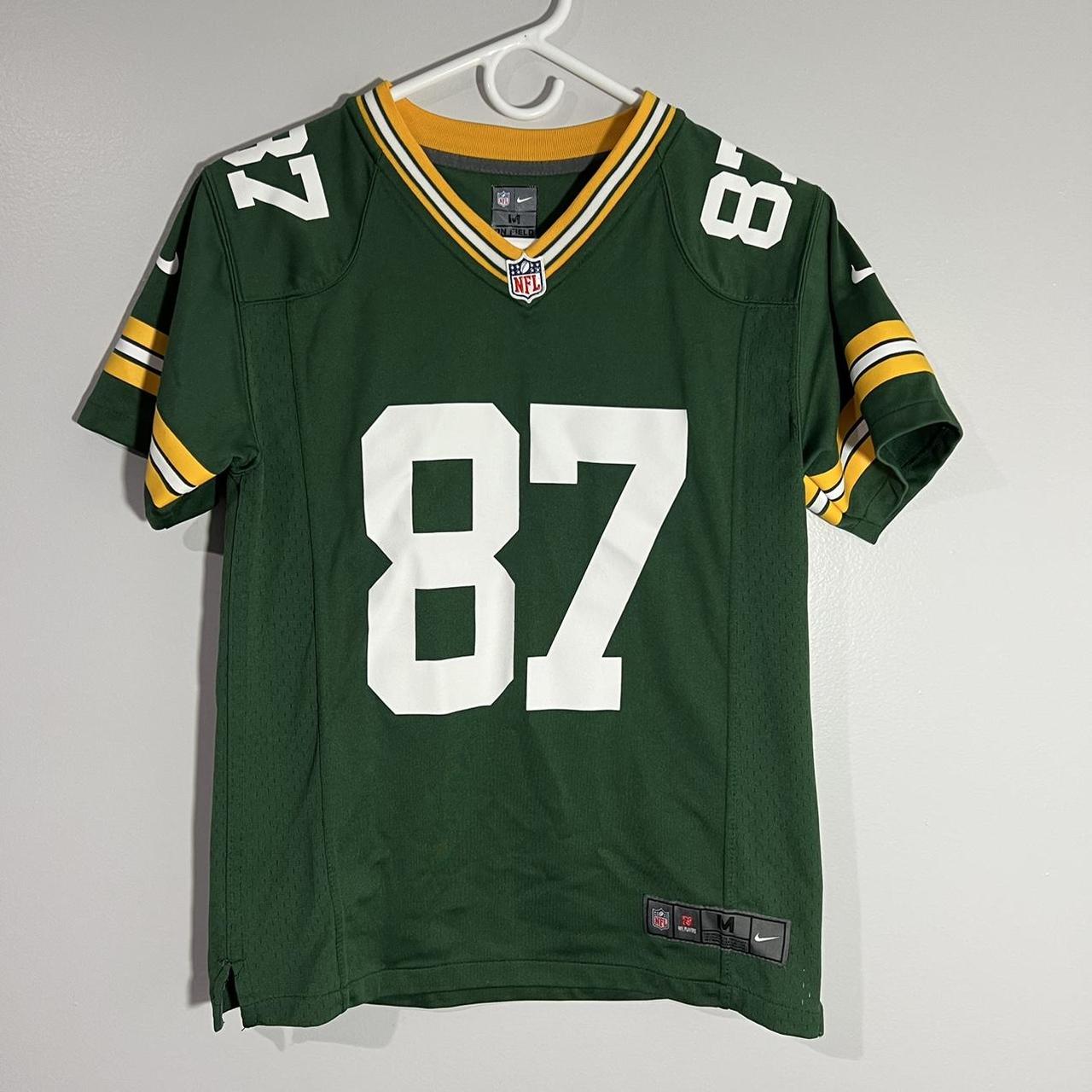 Nike NFL Green Bay Packers Jordy Nelson Green White - Depop