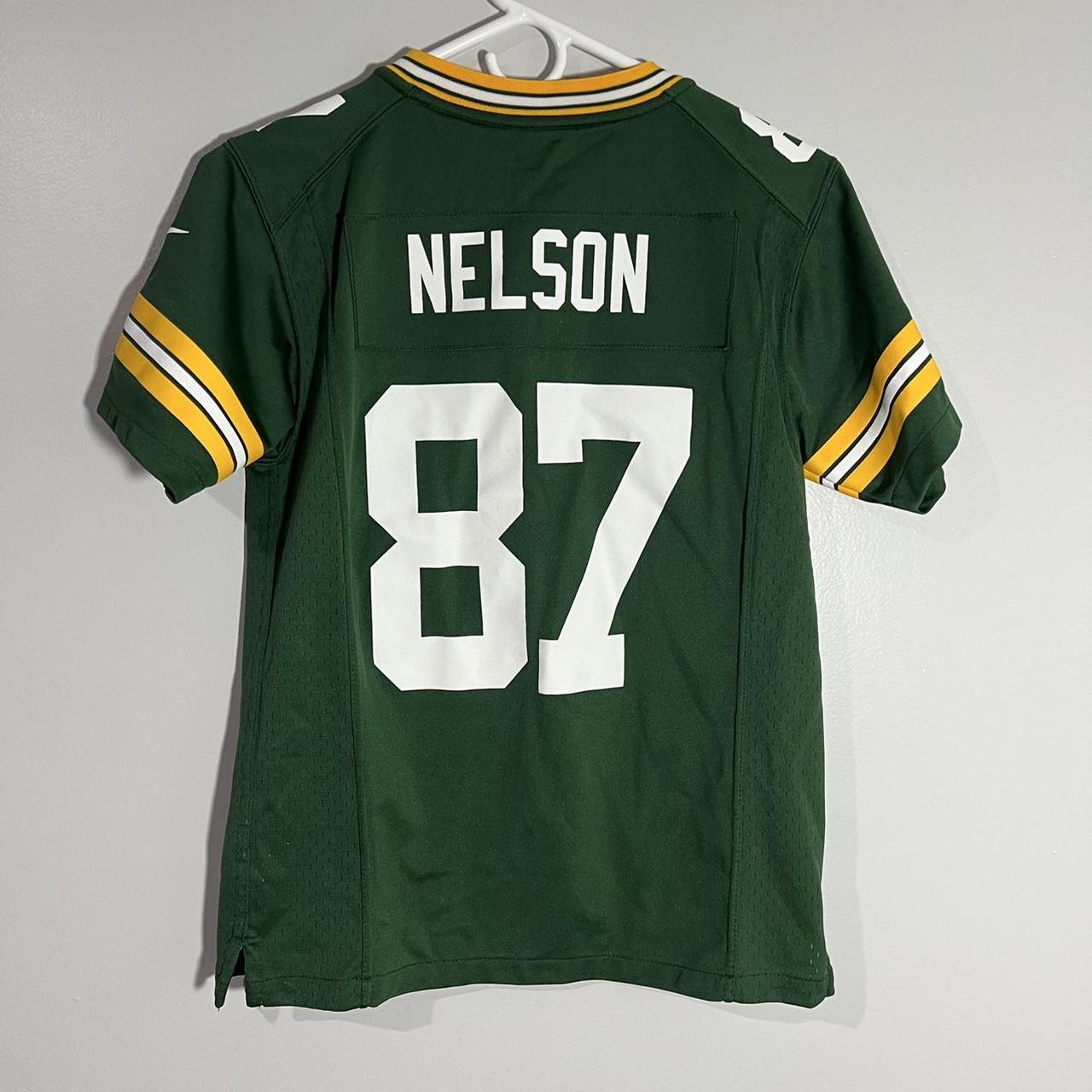 Nike NFL Green Bay Packers Jordy Nelson Green White - Depop