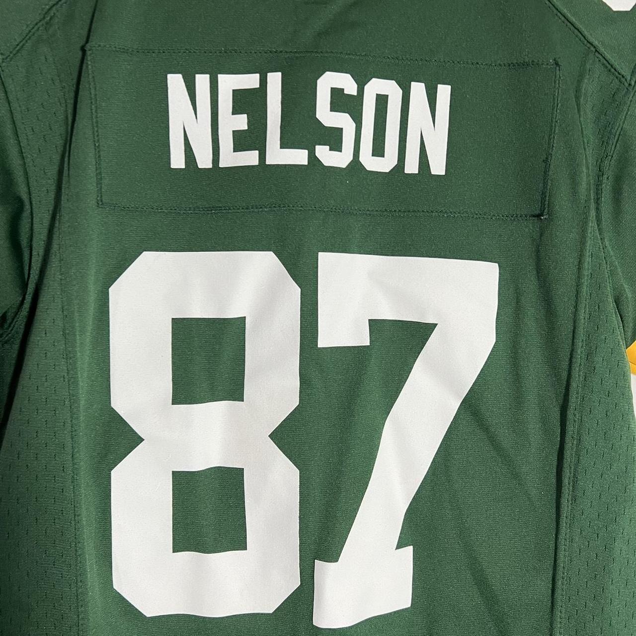 Nike NFL Green Bay Packers Jordy Nelson Green White - Depop