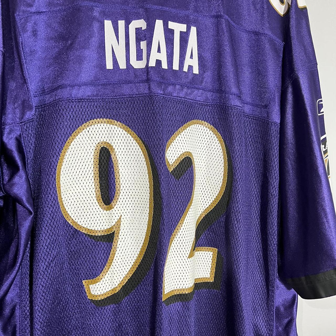 Reebok Baltimore RAVENS 92 Haloti Ngata Football Jersey Size 