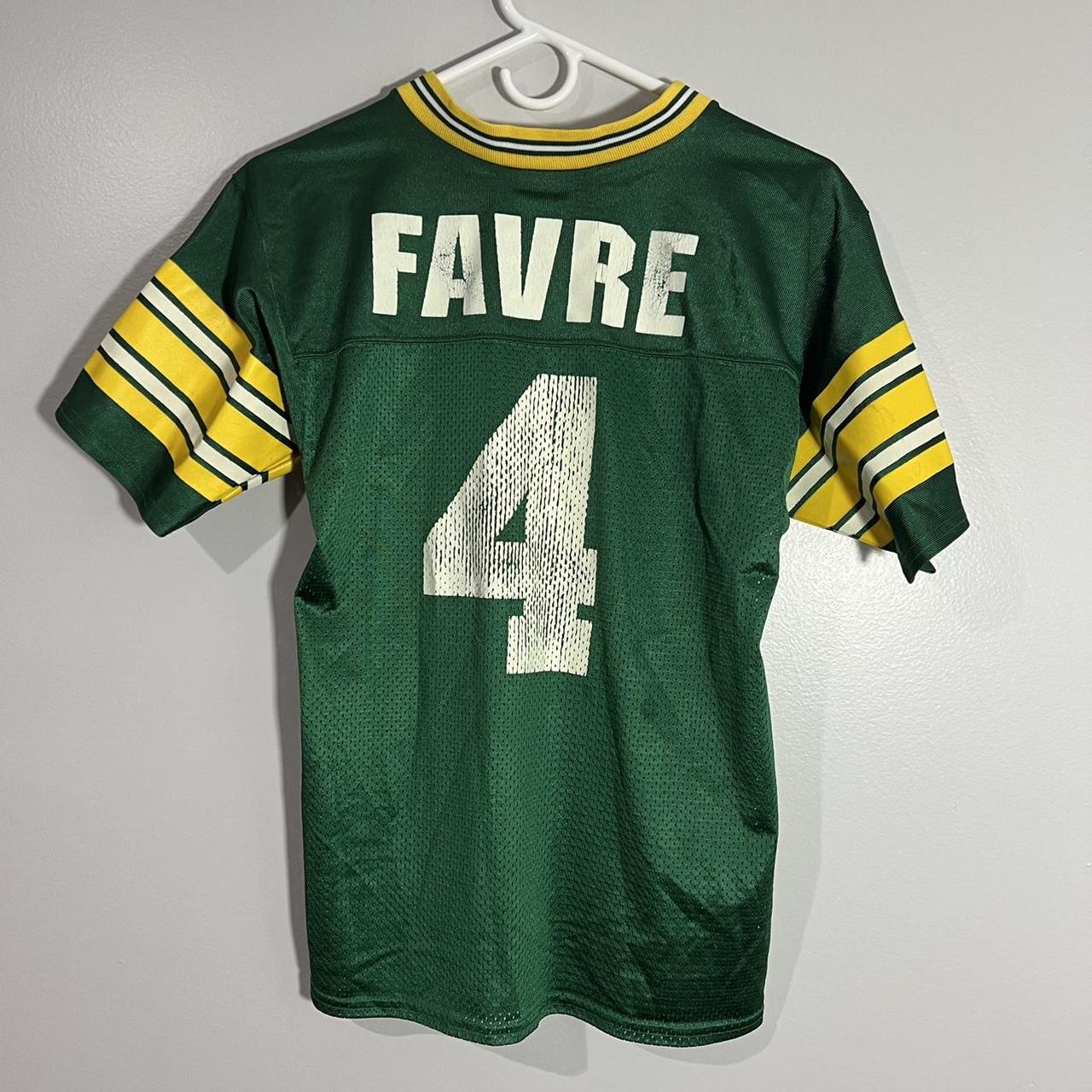 Vintage Green Bay Packers Brett Favre Jersey Logo - Depop