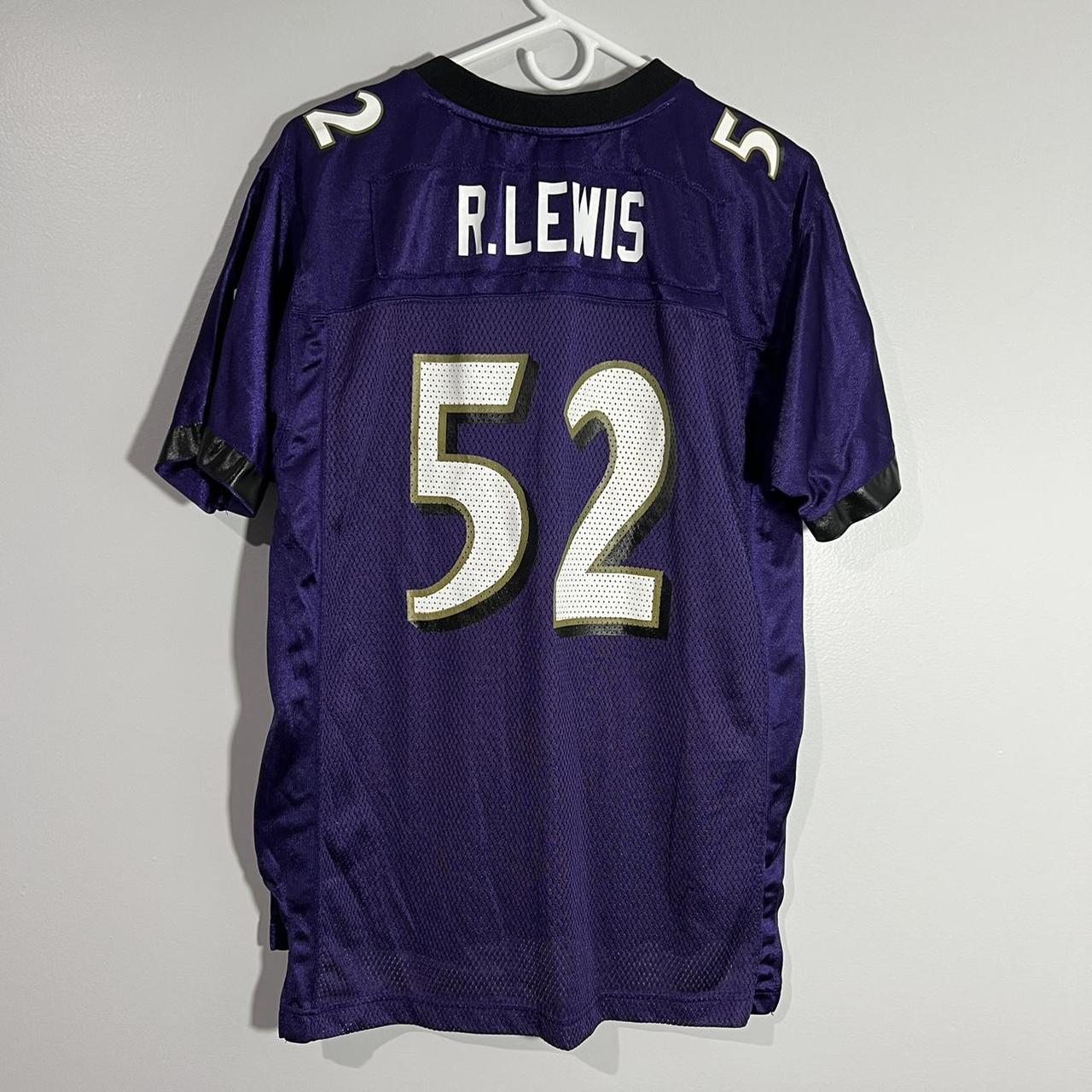 Ray Lewis Baltimore Ravens White Football Jersey - Depop