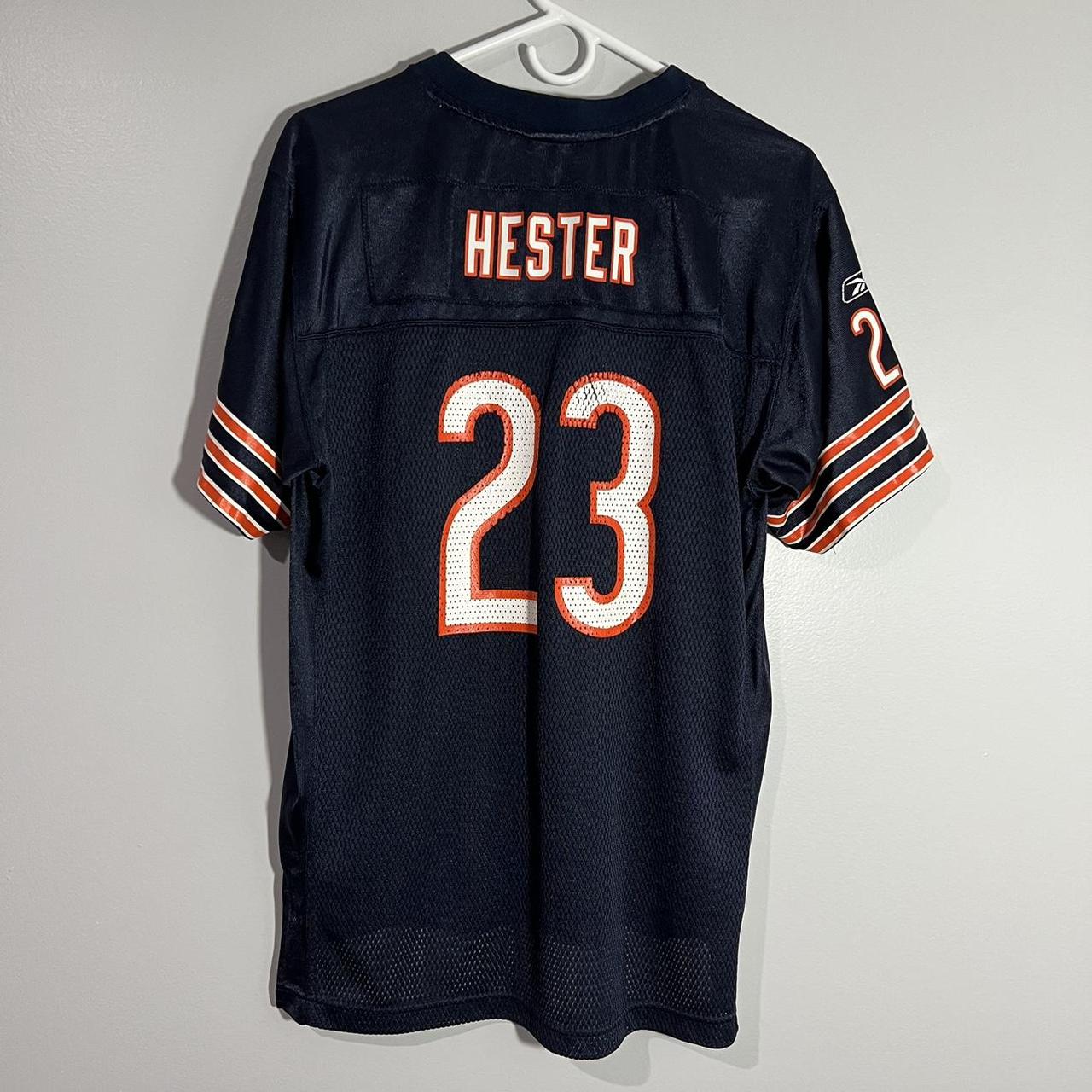 Chicago Bears Devin Hester Jersey Youth Size L Navy Blue Reebok