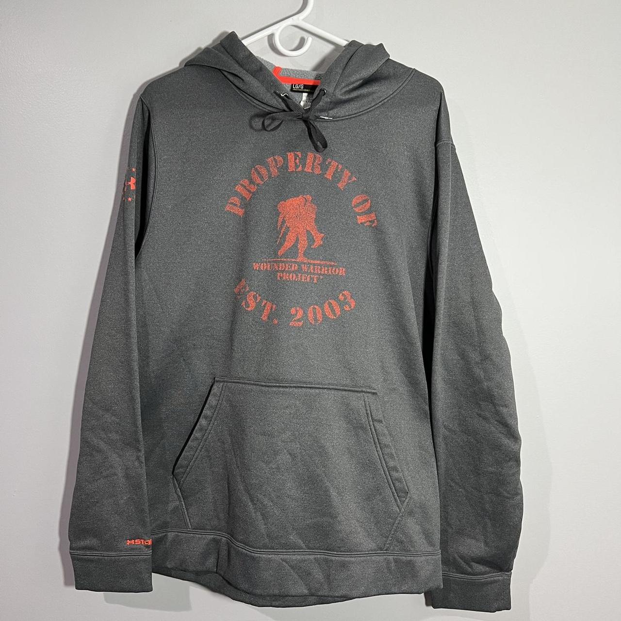 Under Armour Wounded Warrior Project Gray Orange