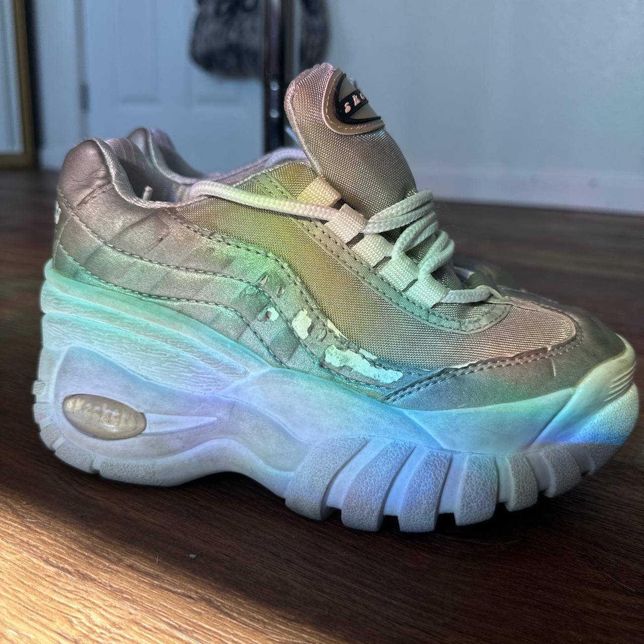 Skechers on sale holographic shoes