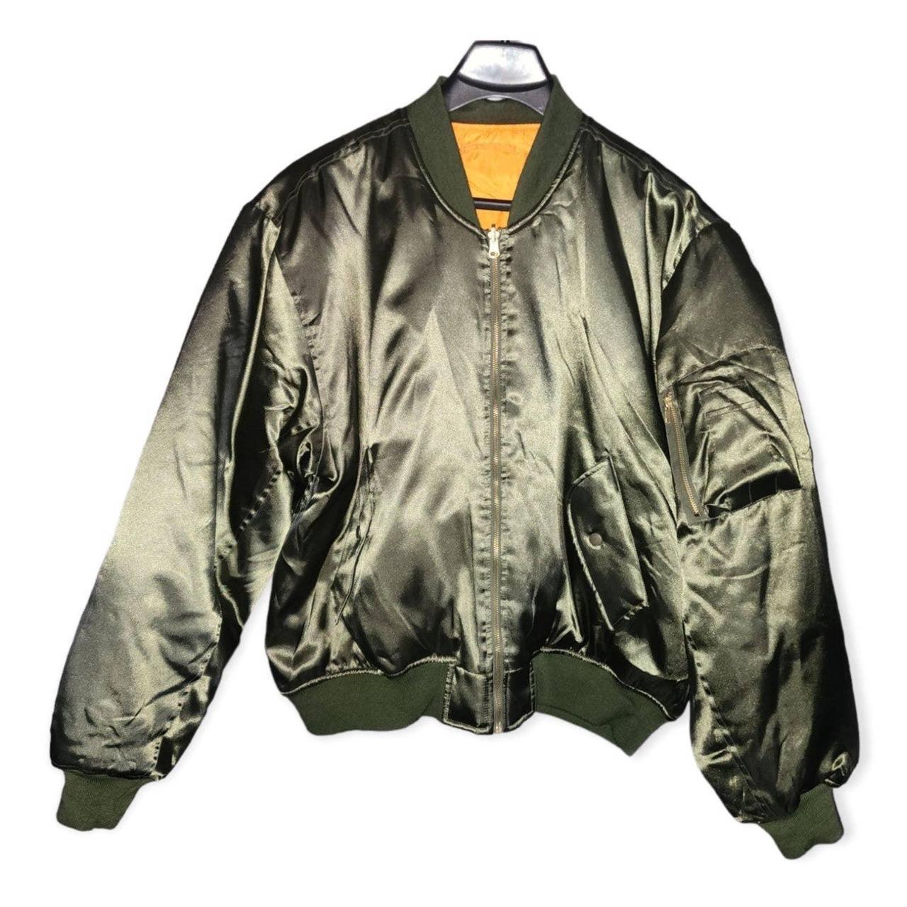 Vintage 90s Era Steve & Barrys MA-1 Bomber Jacket... - Depop