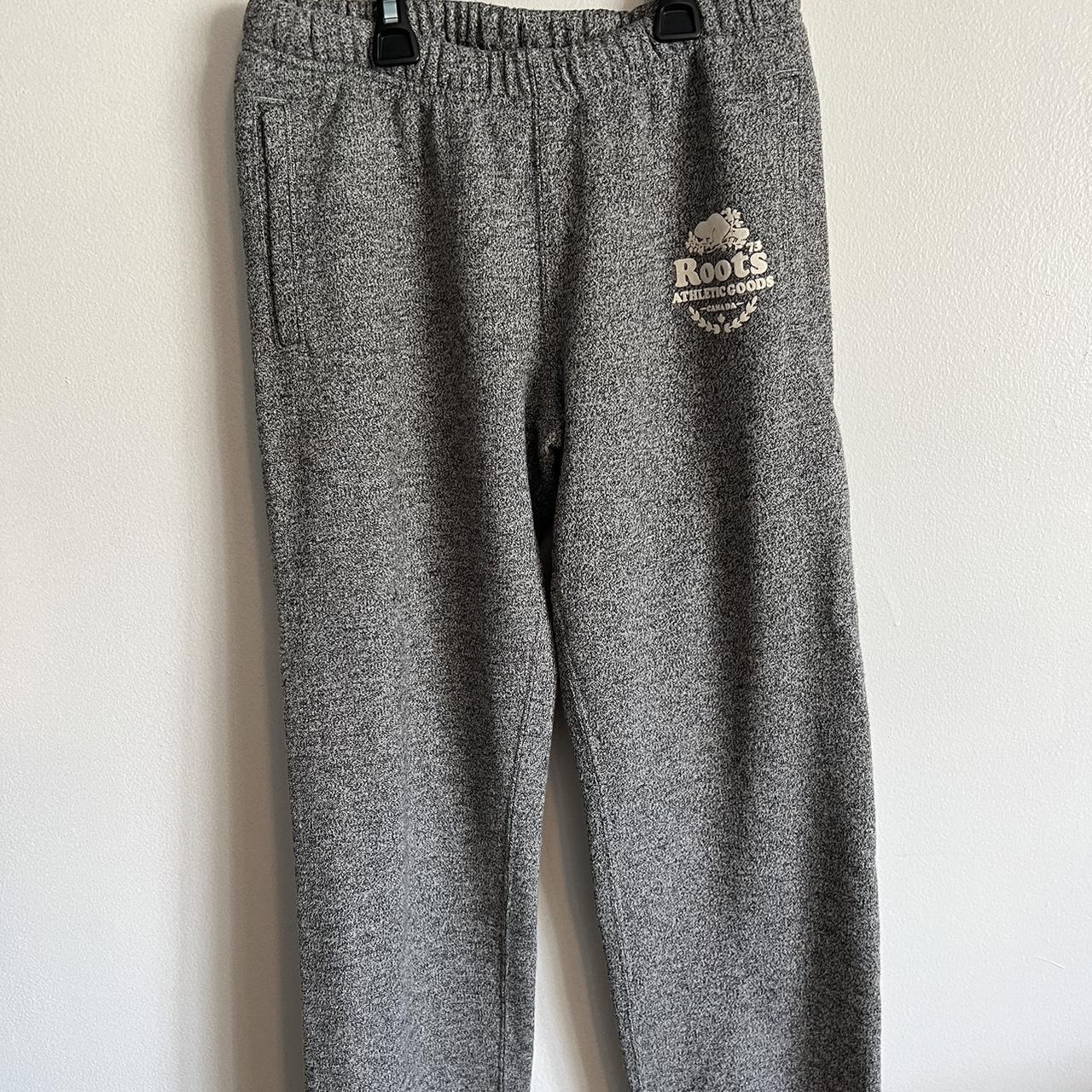 Roots Women's Grey and Black Joggers-tracksuits | Depop