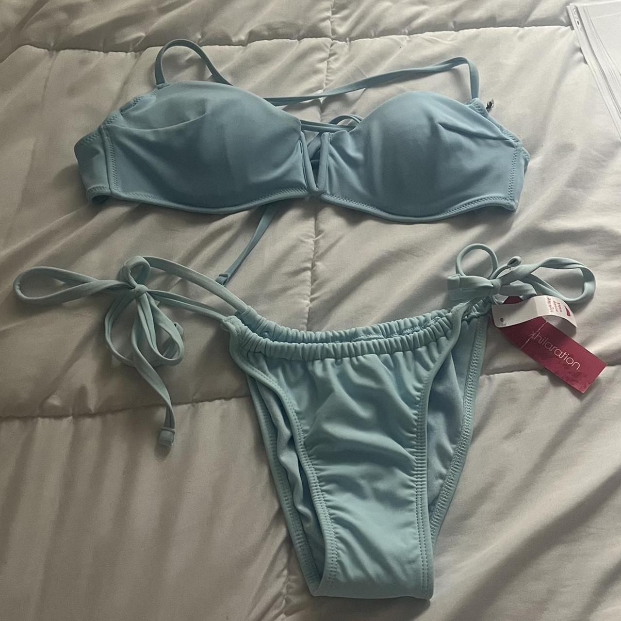 Shade Shore Women S Blue Swimsuit One Piece Depop