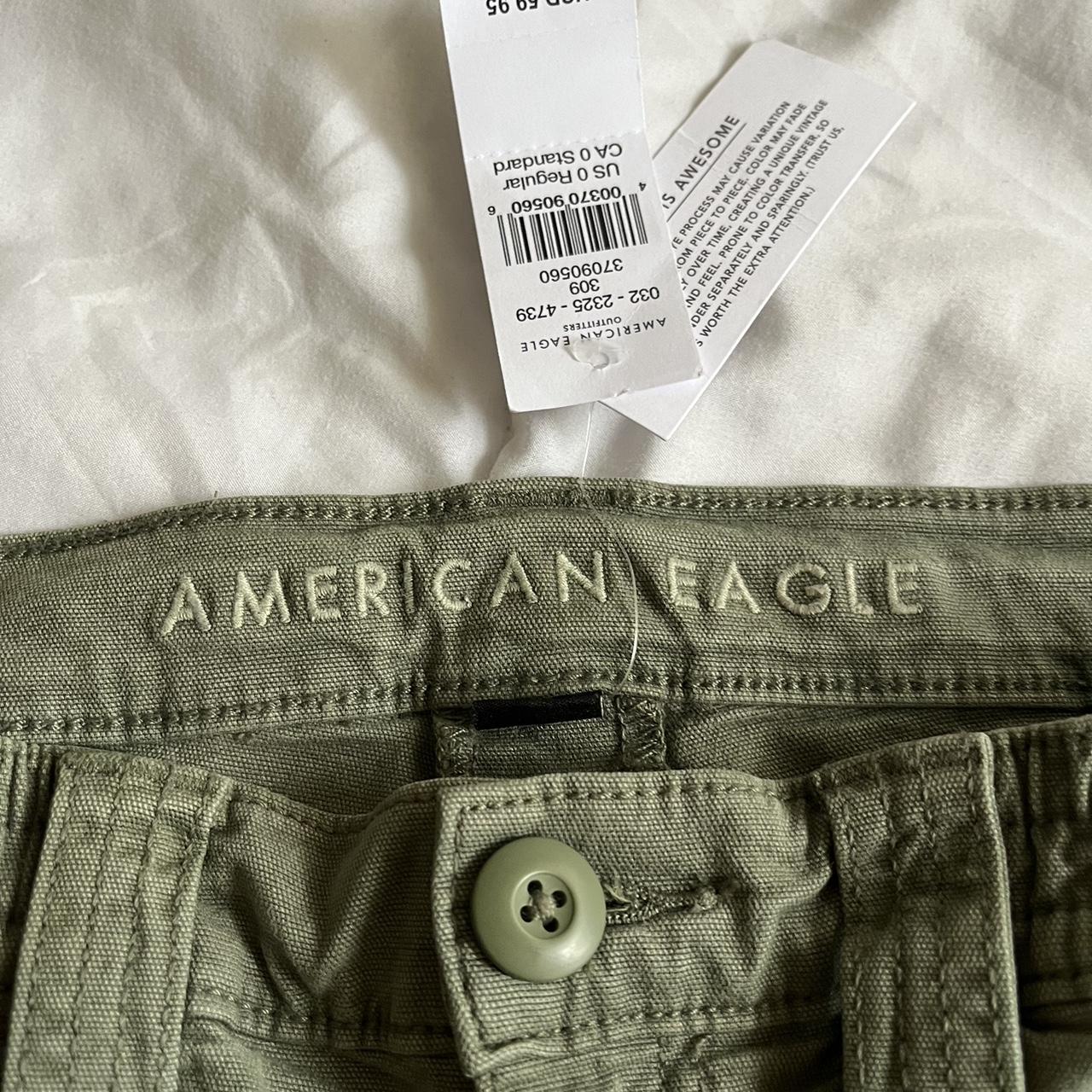 American Eagle Cargo Pants US 0 Regular Stretch... - Depop