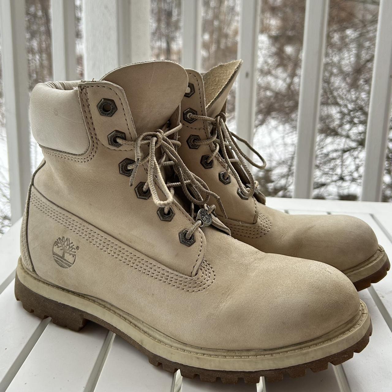 Cream cheap timberland boots