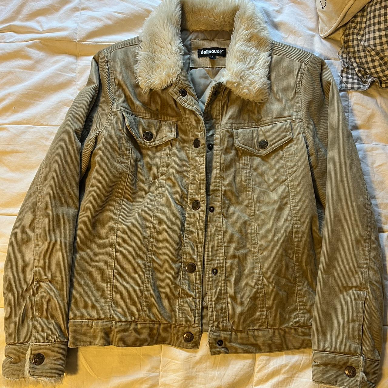 cutest dollhouse brand corduroy jacket! size small,... Depop