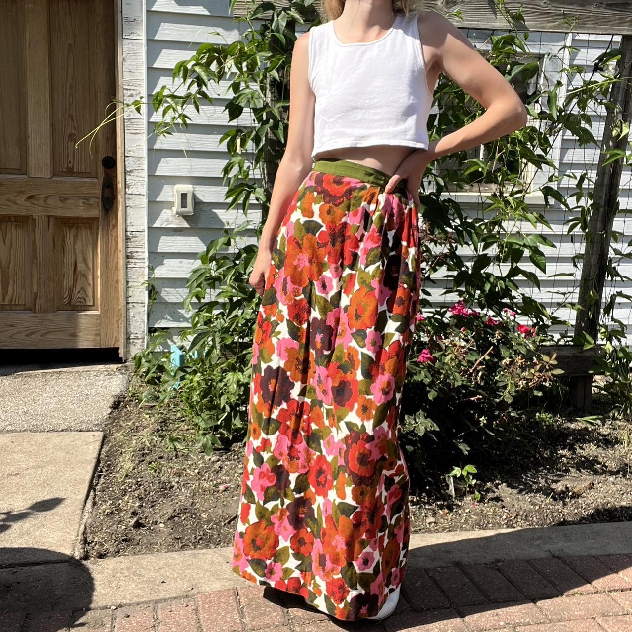 Long skirt hotsell with top 70s