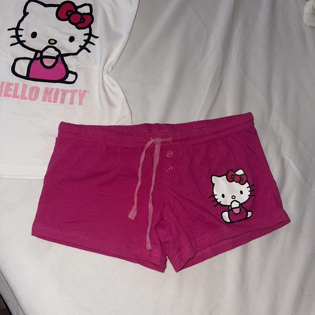 vintage early 2000 hello kitty lounge set 💕💋 size S... - Depop