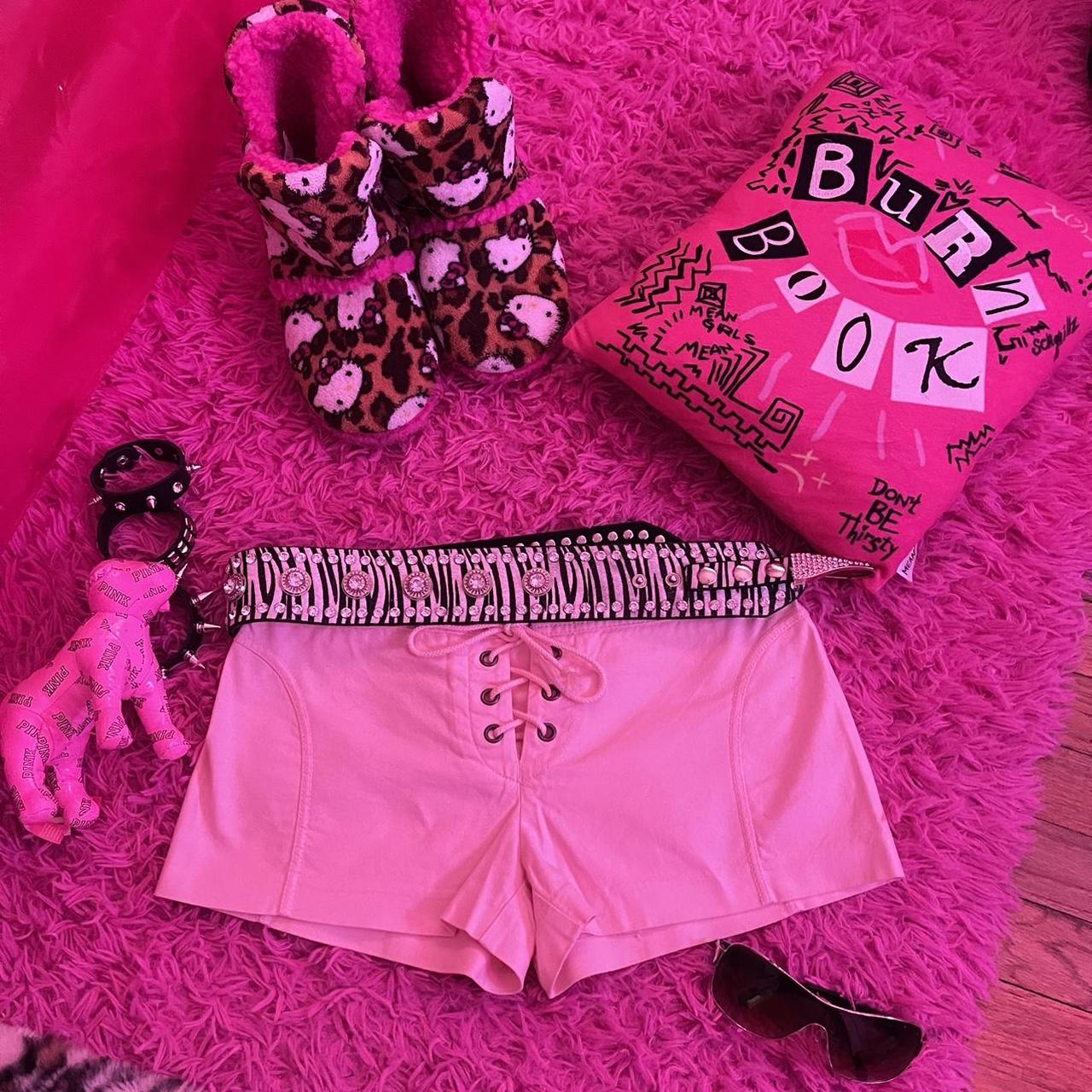 Hot pink booty shorts best sale