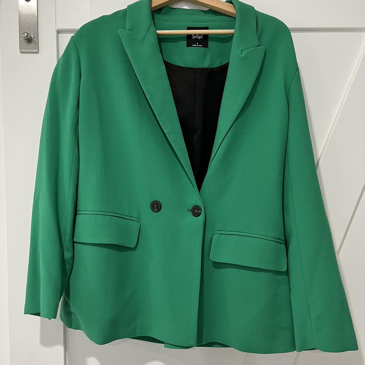 Sportsgirl emerald green blazer Size 8 - Depop