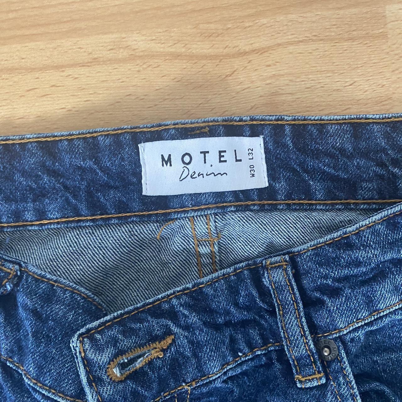 Motel Women's Blue Jeans | Depop