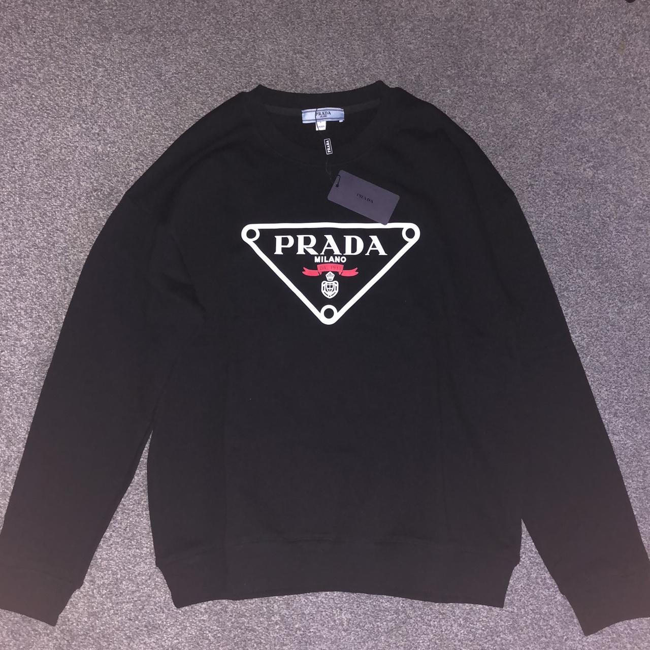 Prada Milano Sweater Men’s size M Authentic Used... - Depop