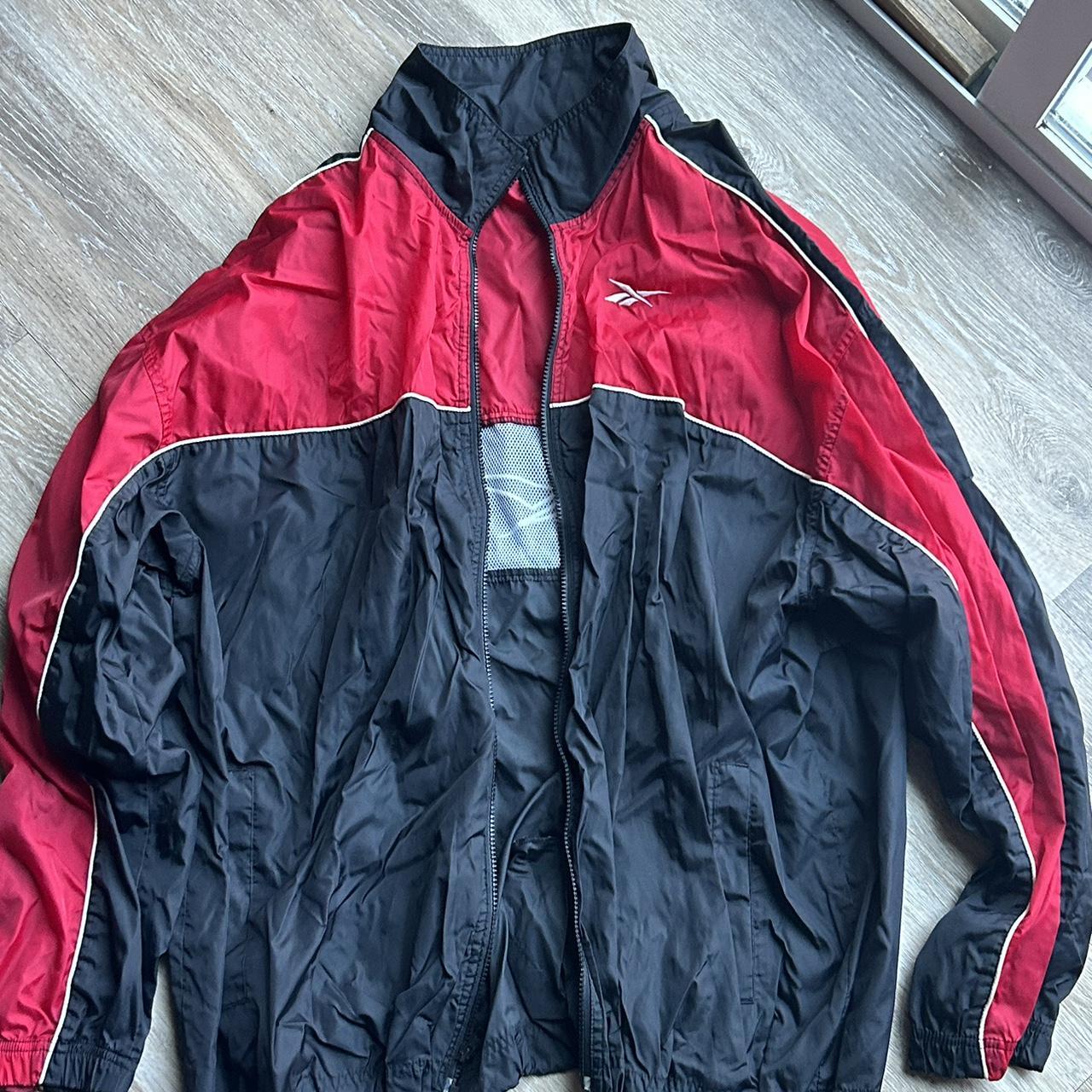 vintage reebok windbreaker size xxl reebok. Depop