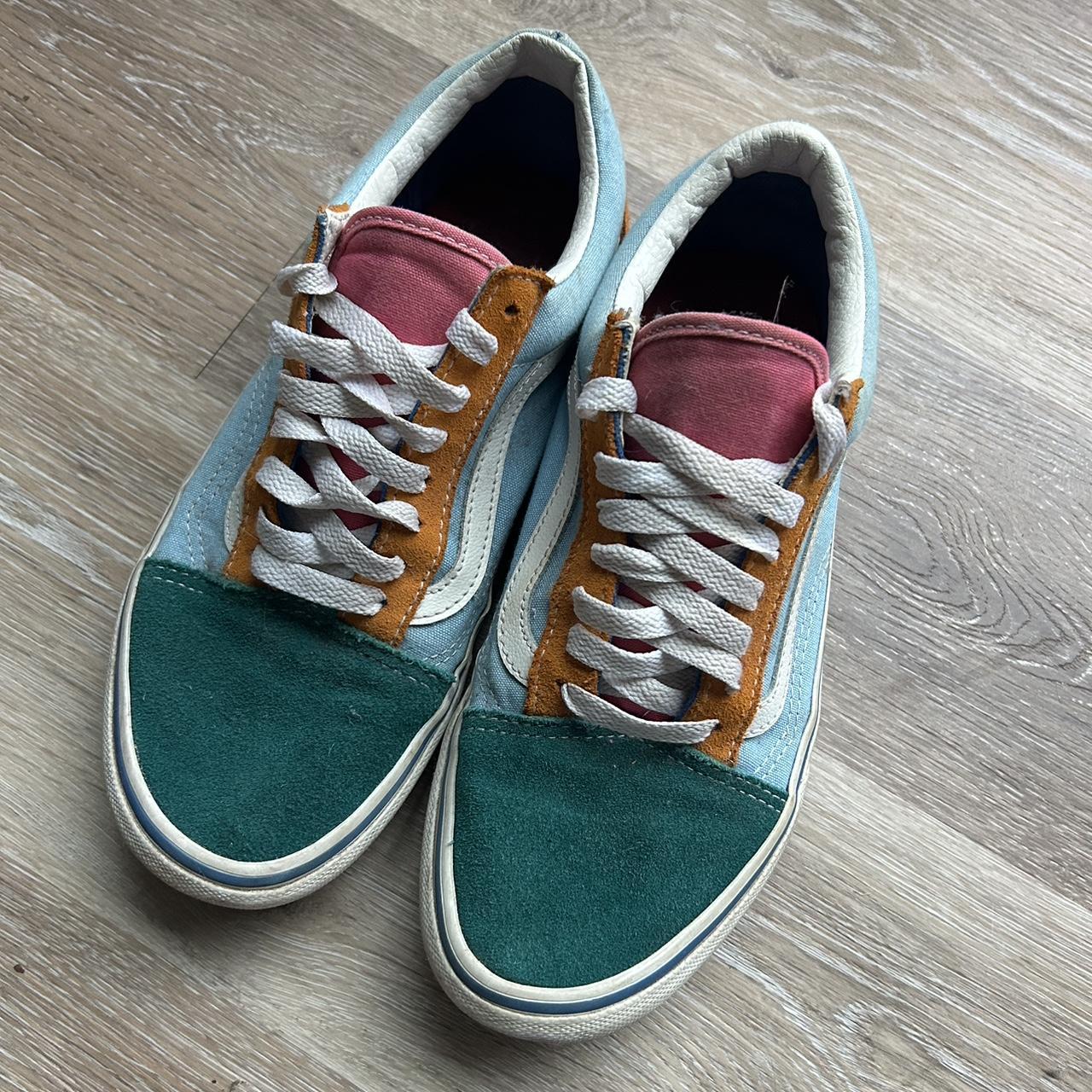 Vans multi hot sale bright old skool