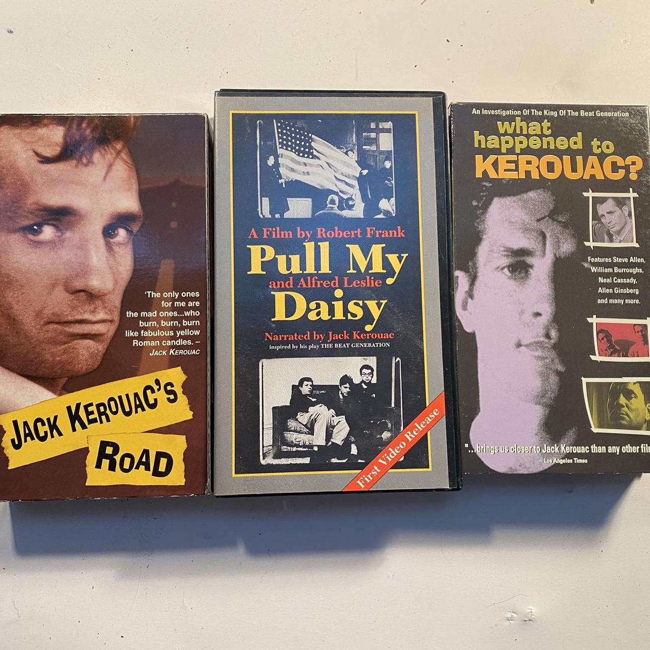 Lot of 3 Jack Kerouac Movies VHS Tapes. All in good...