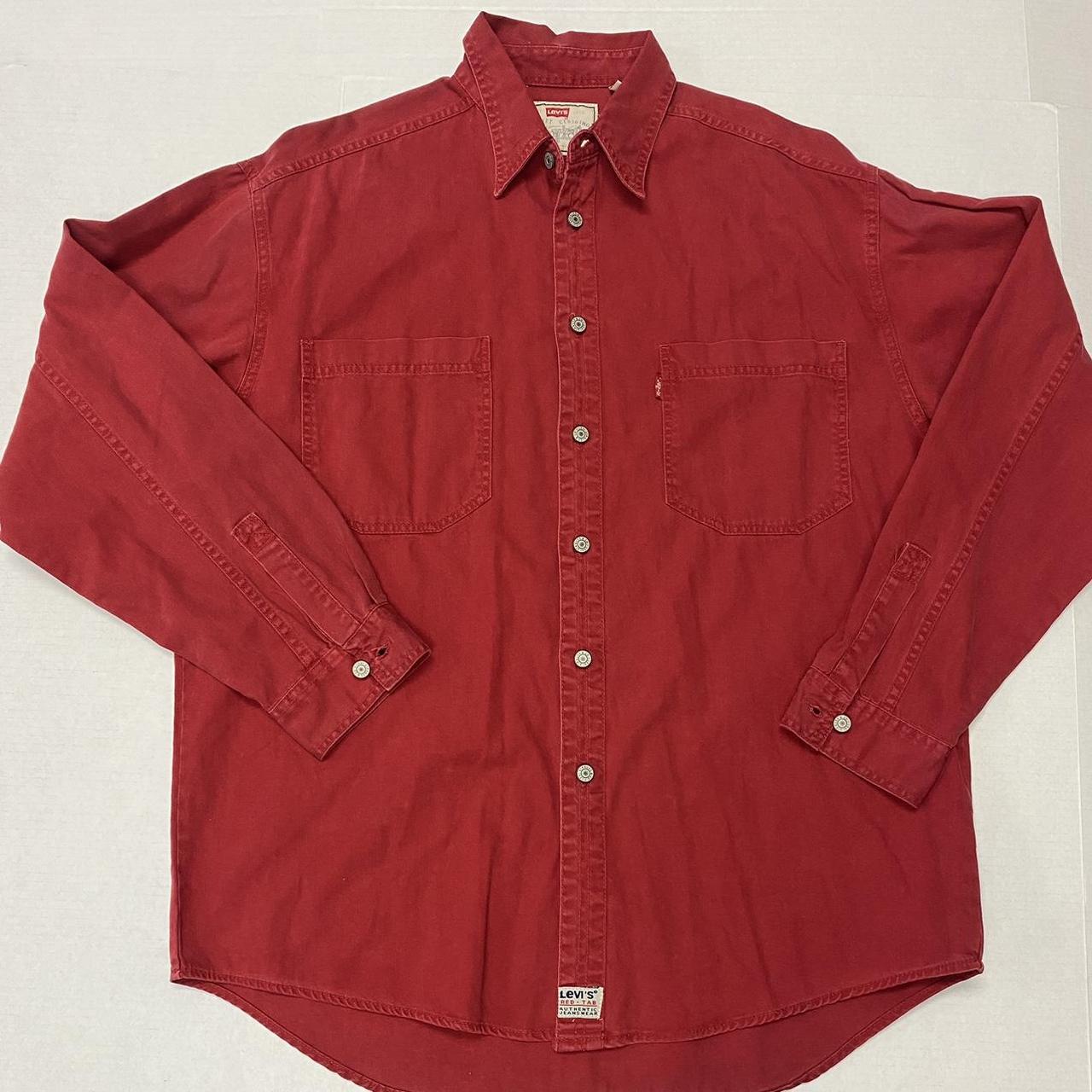 Long Sleeve Levis Denim Stylish Solid Comfortable Shirts 1995