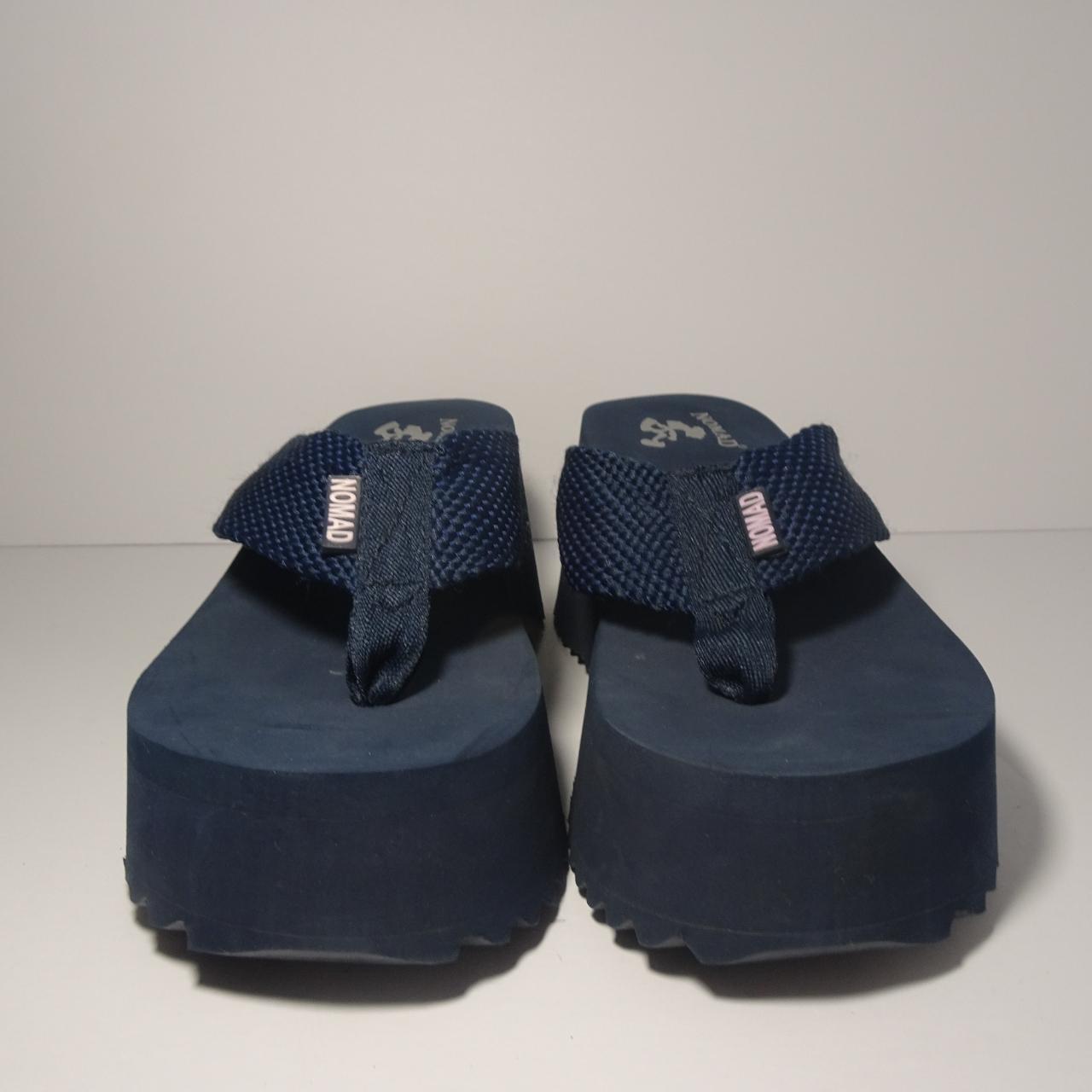 Women's Navy Sandals | Depop