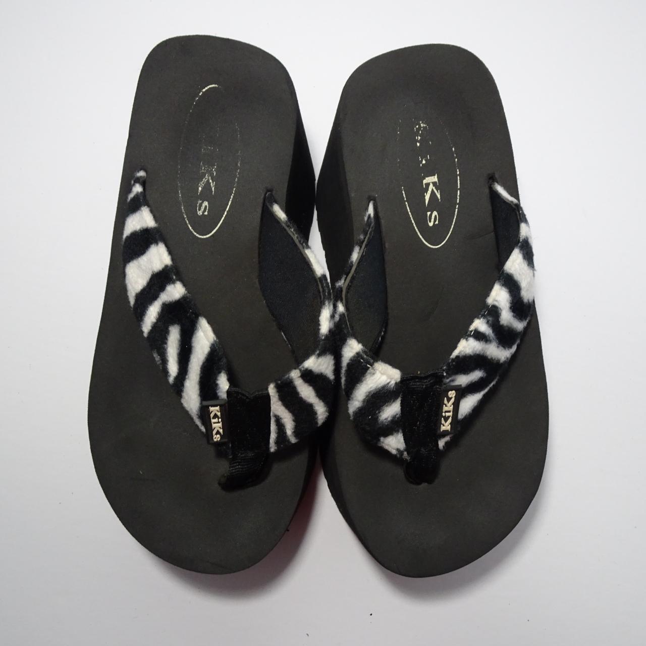 kiks platform flip flops