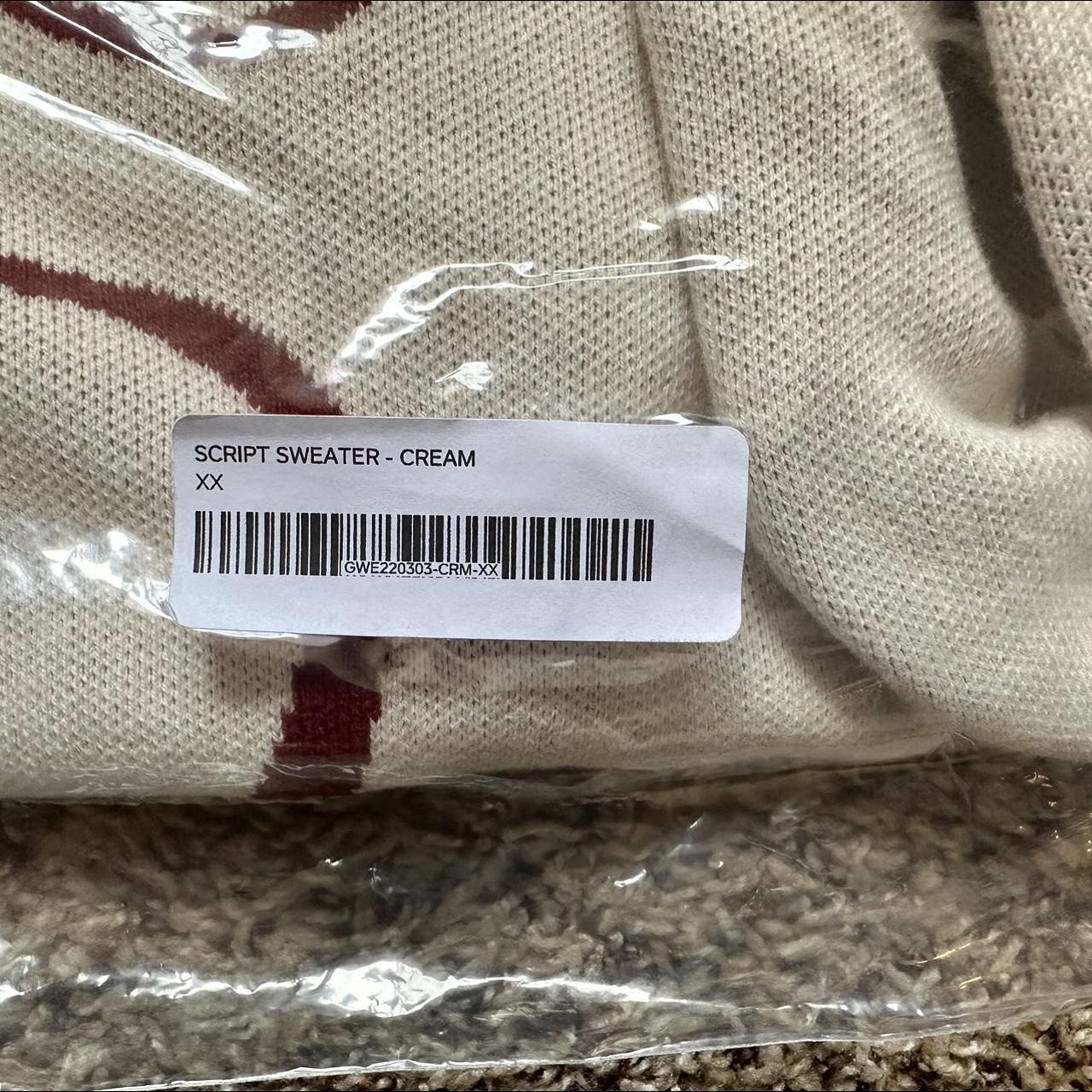 Golf Wang Script Wool Sweater. Brand new. Sealed in...