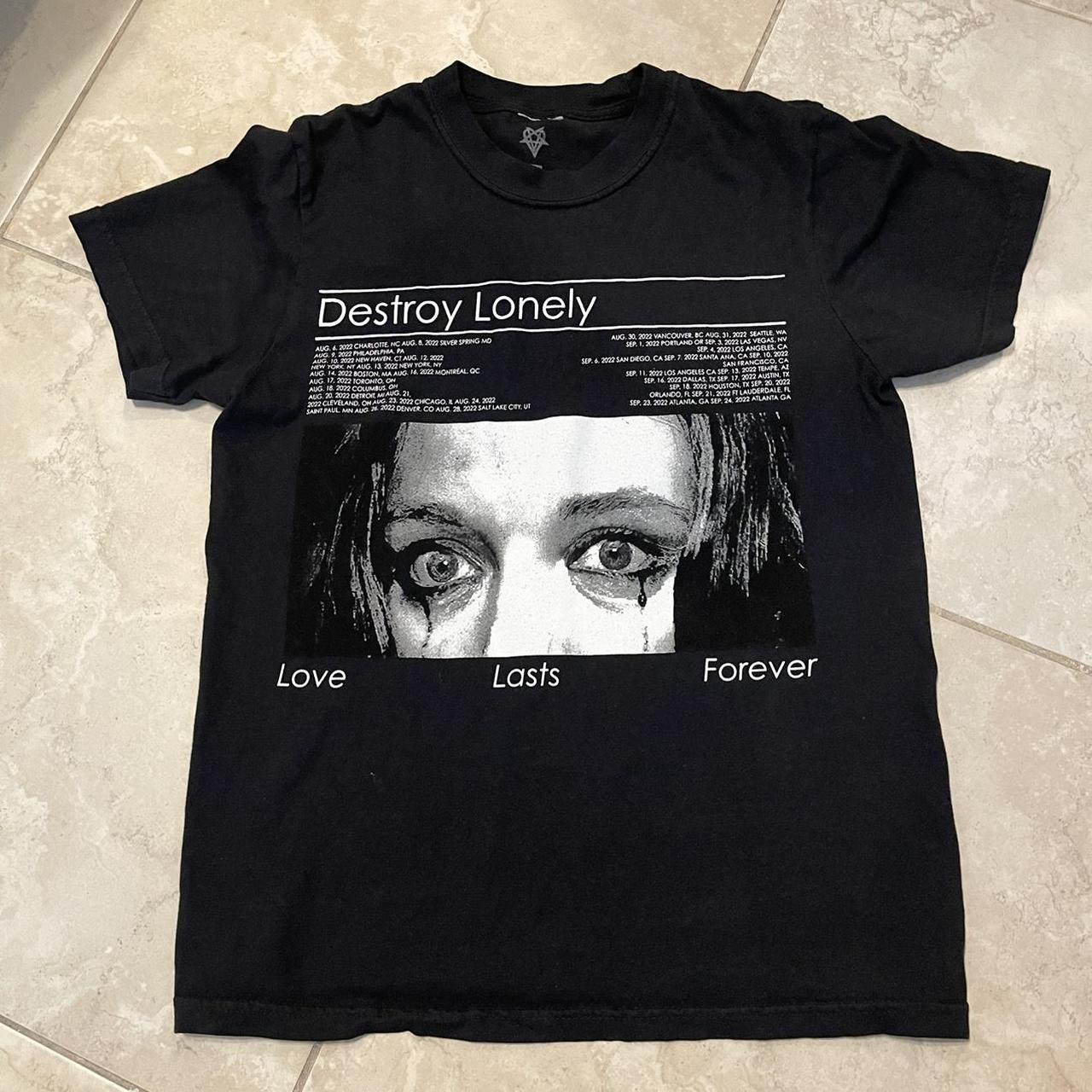 Ken carson x destroy outlets lonely X MAN tour tee shirt