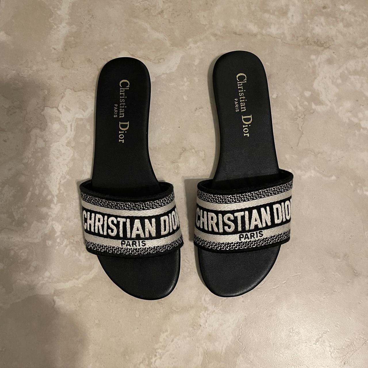 Christian Dior Dway slides Europe size 39 size 9... - Depop