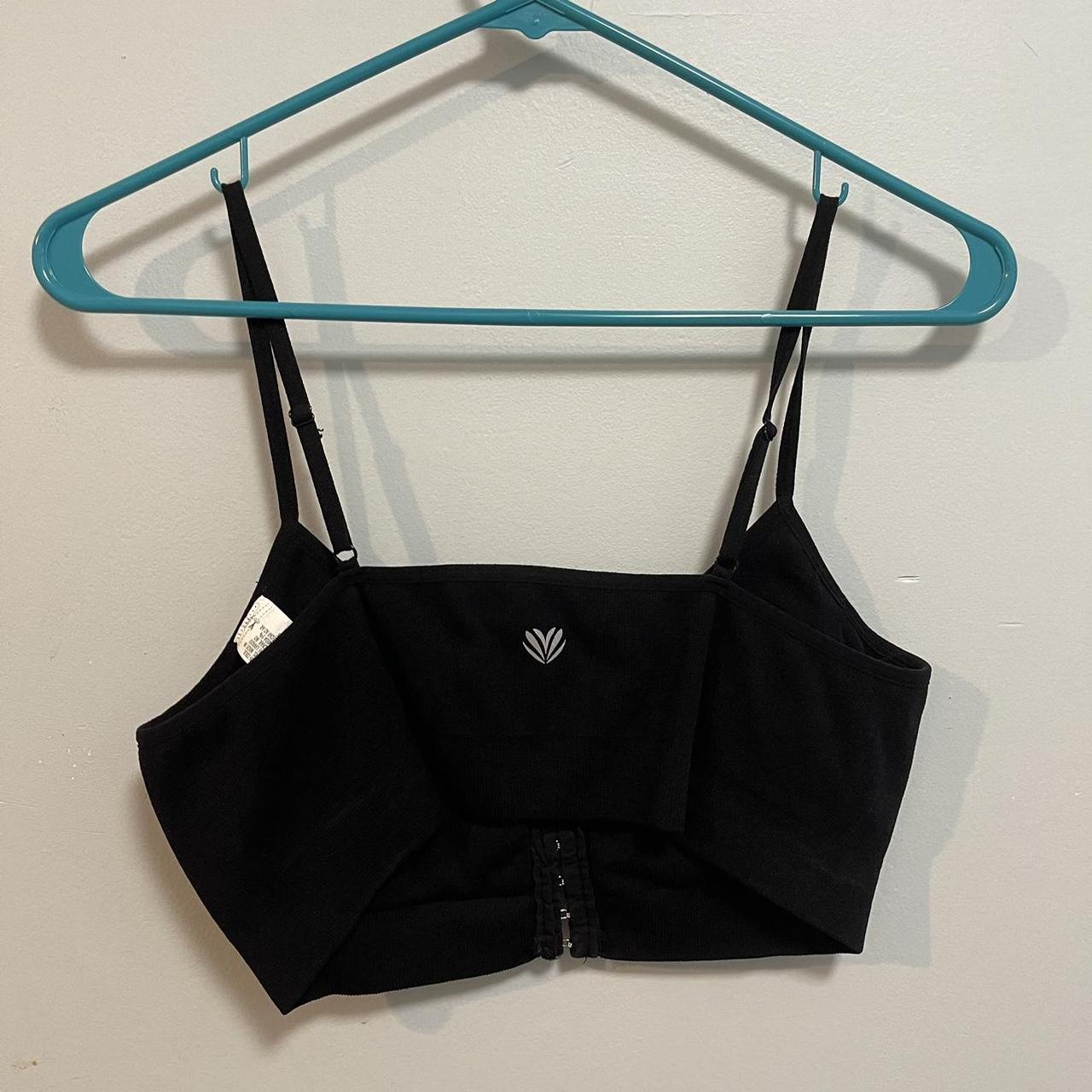 forever 21 seamless ribbed knit bralette featuring - Depop