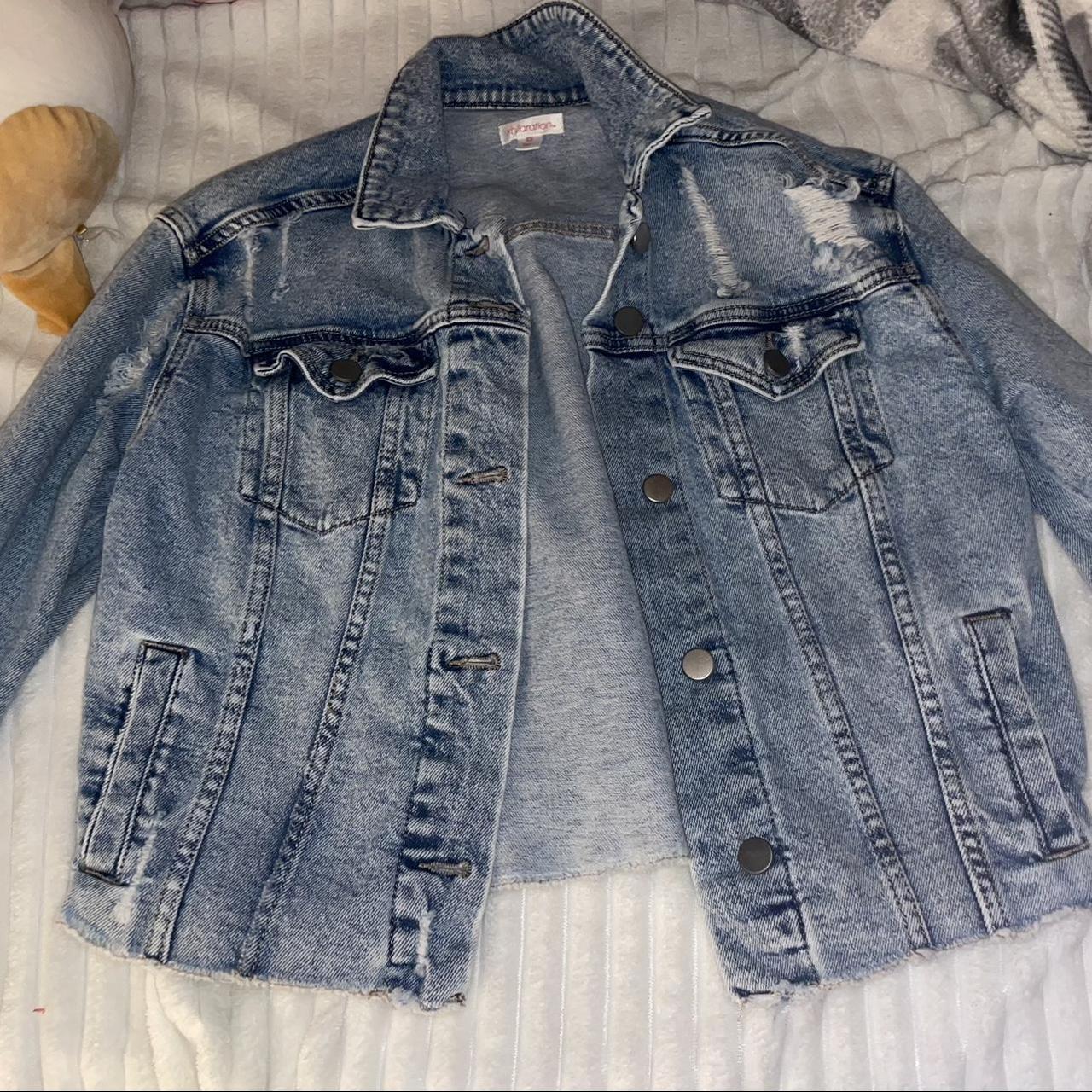 Target Women's Blue Jacket | Depop