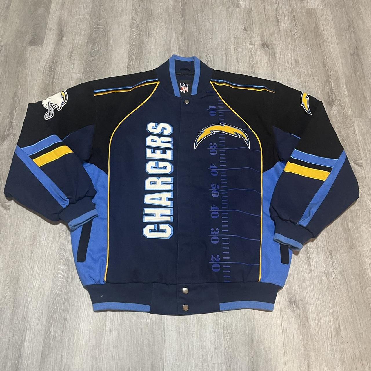 Maker of Jacket Varsity Jackets Vintage San Diego Chargers Football