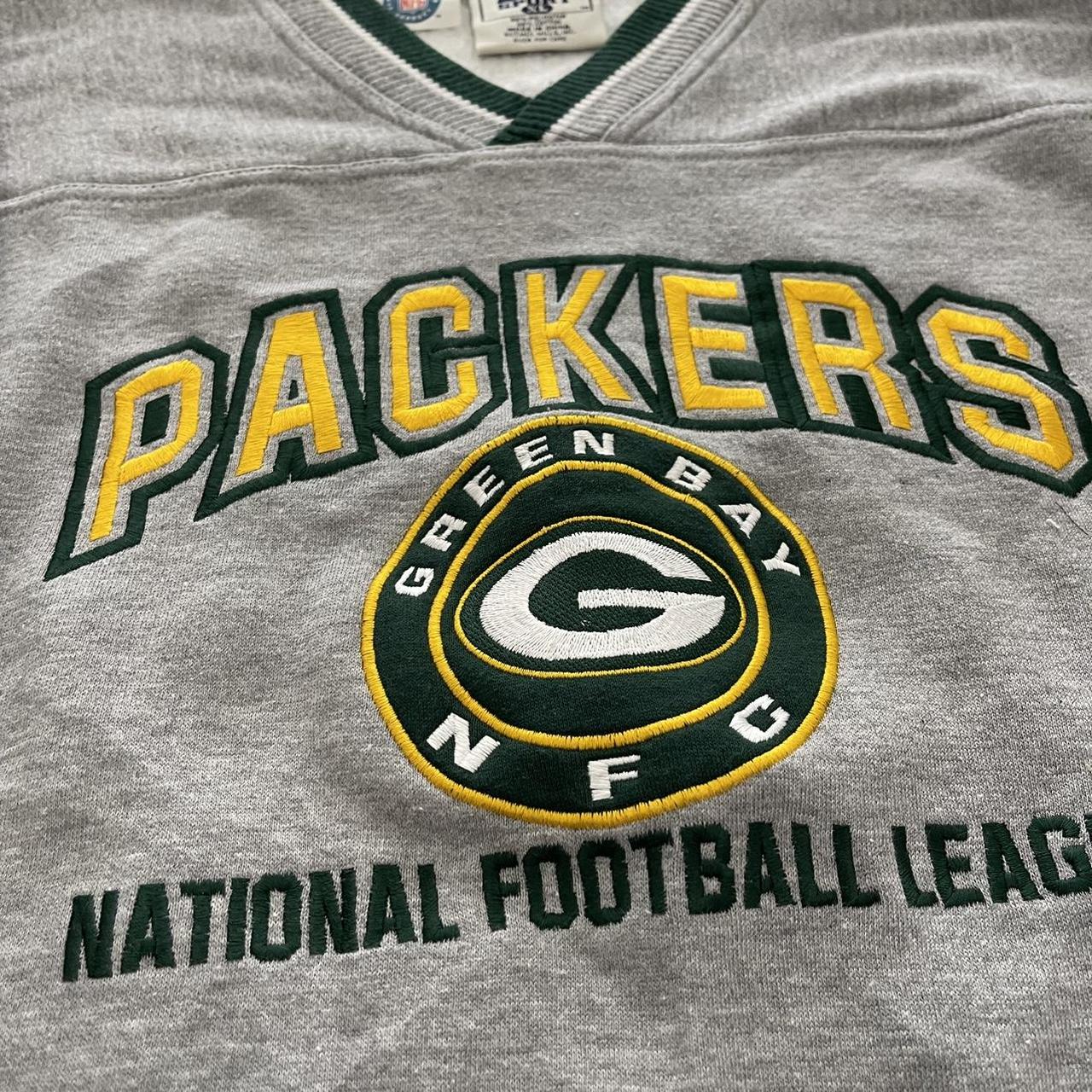 Vintage Green Bay Packers sweater V Neck vintage - Depop