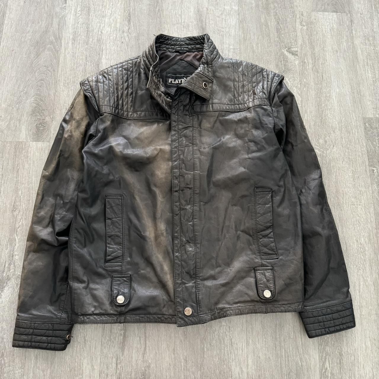 Leather purchases Playboy Jacket