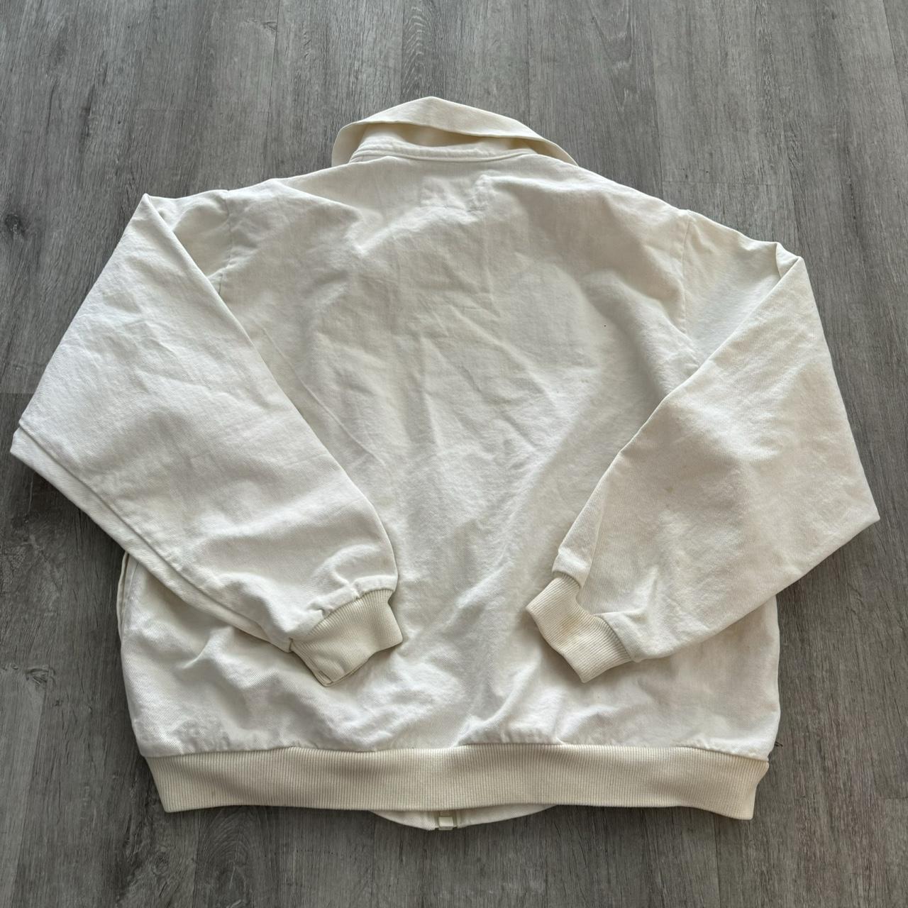 Vintage Santa Barbara Sailmakers 80’s Canvas Zip Up... - Depop